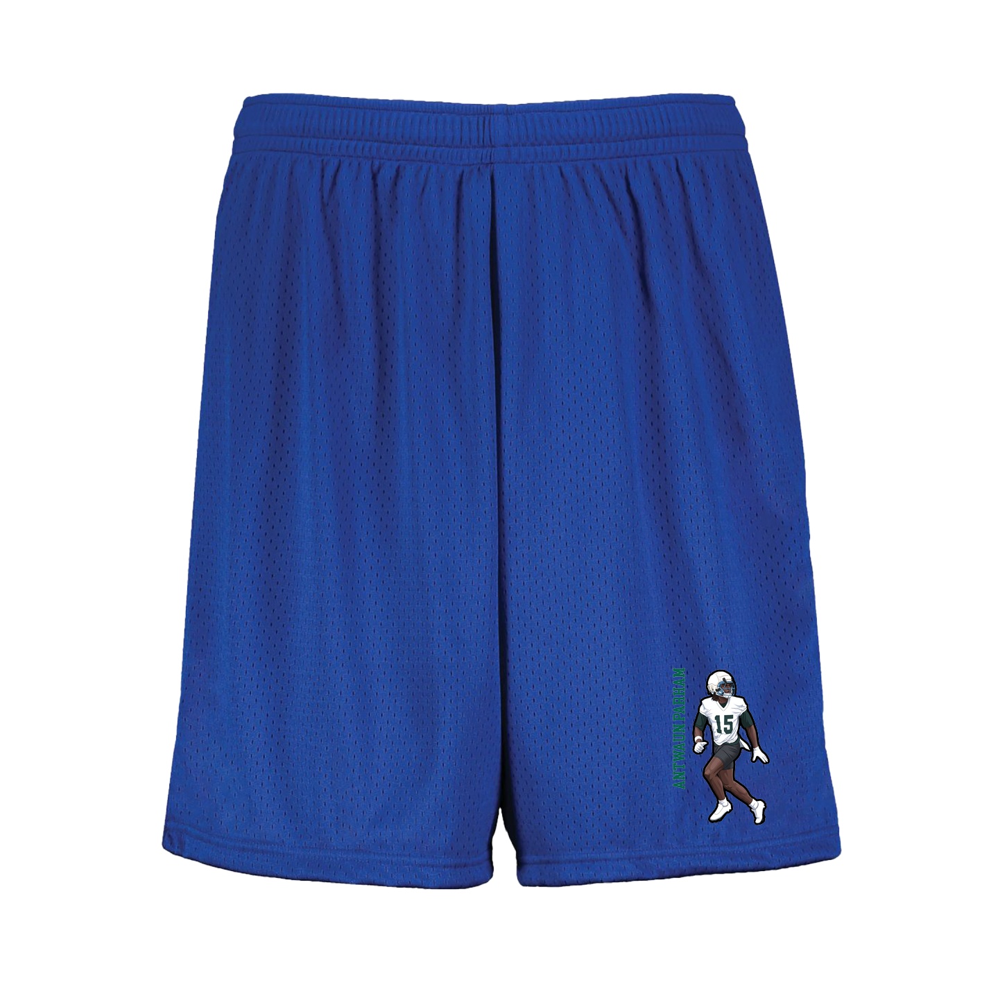 Shorts — Name Vertical in Royal