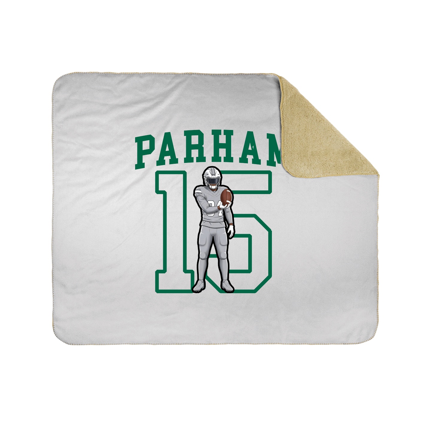 50x60 Sherpa Lined Throw Blanket