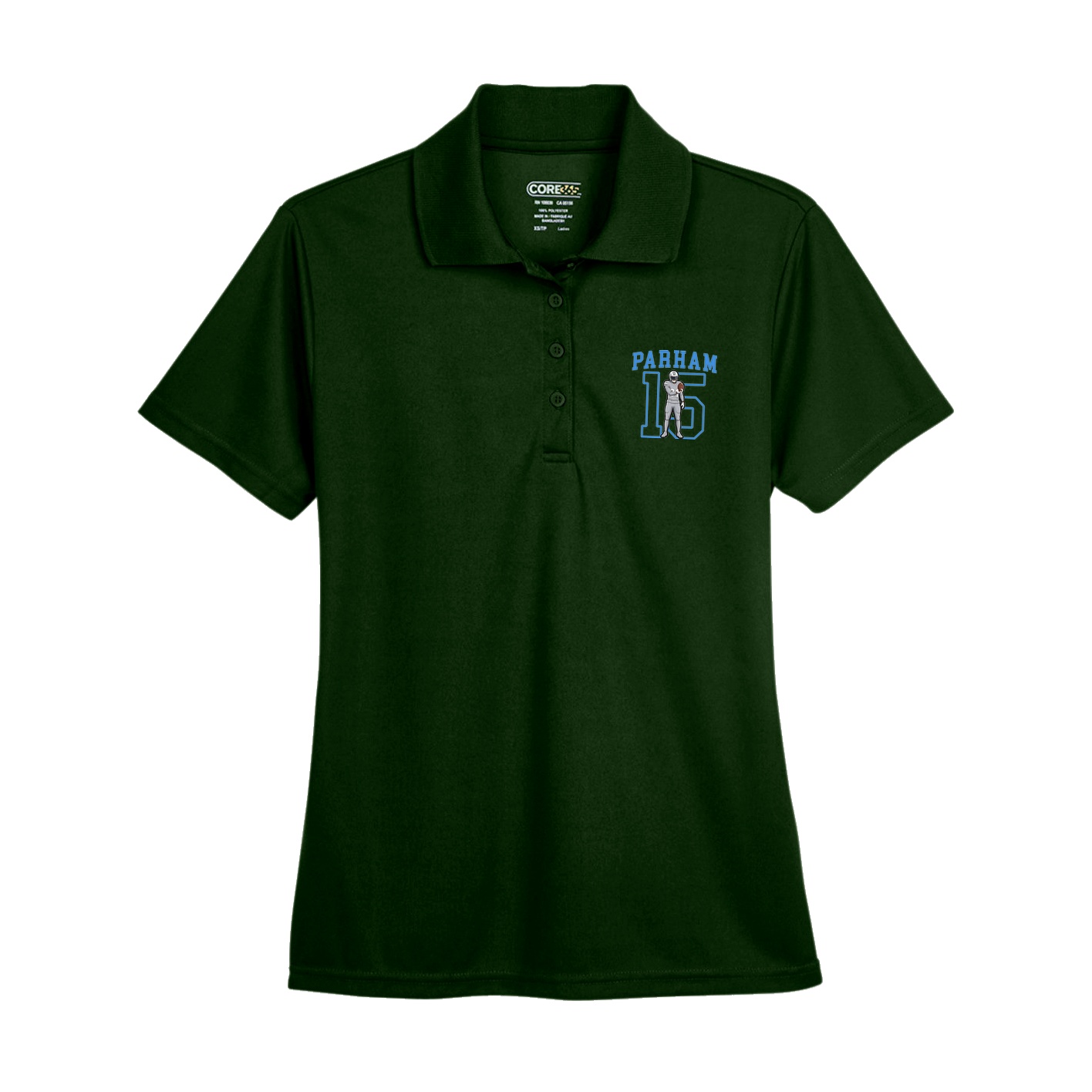 Womens Performance Polo — Shirsey in Green