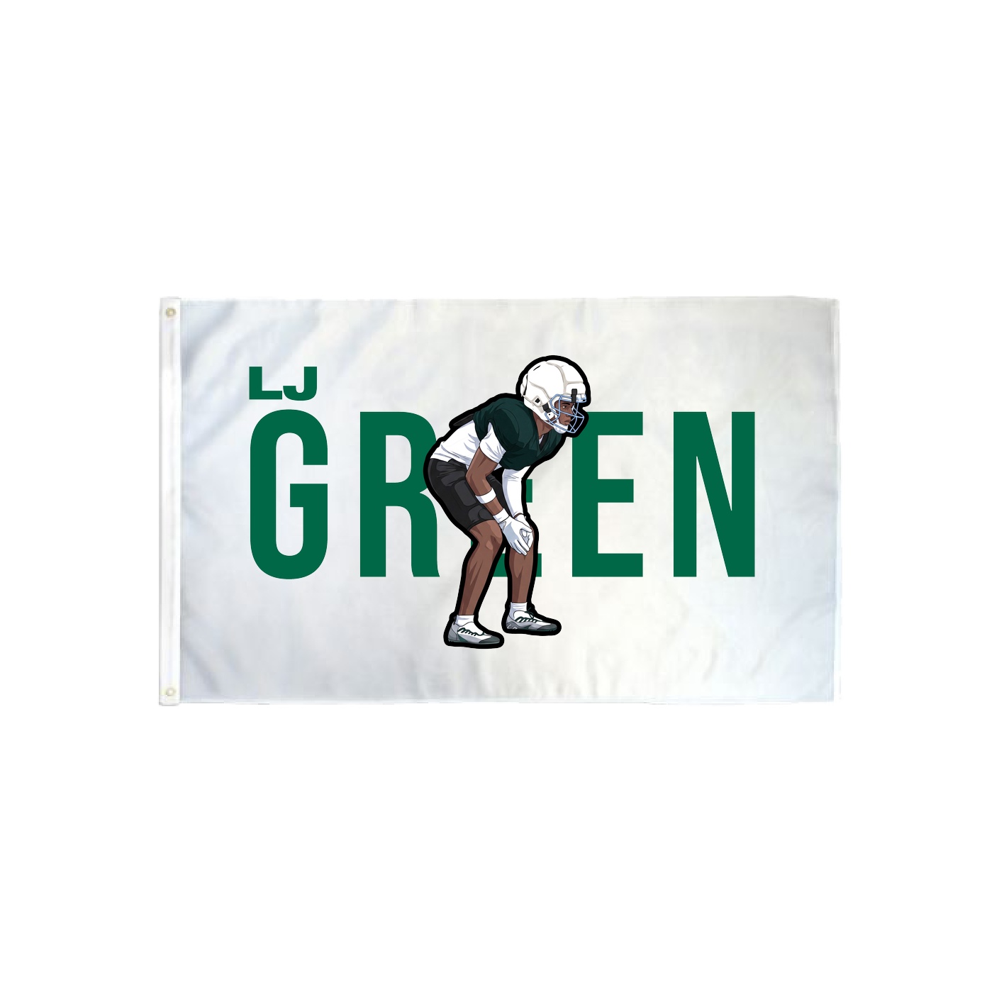 3x5 Flag — Player Name in Classic