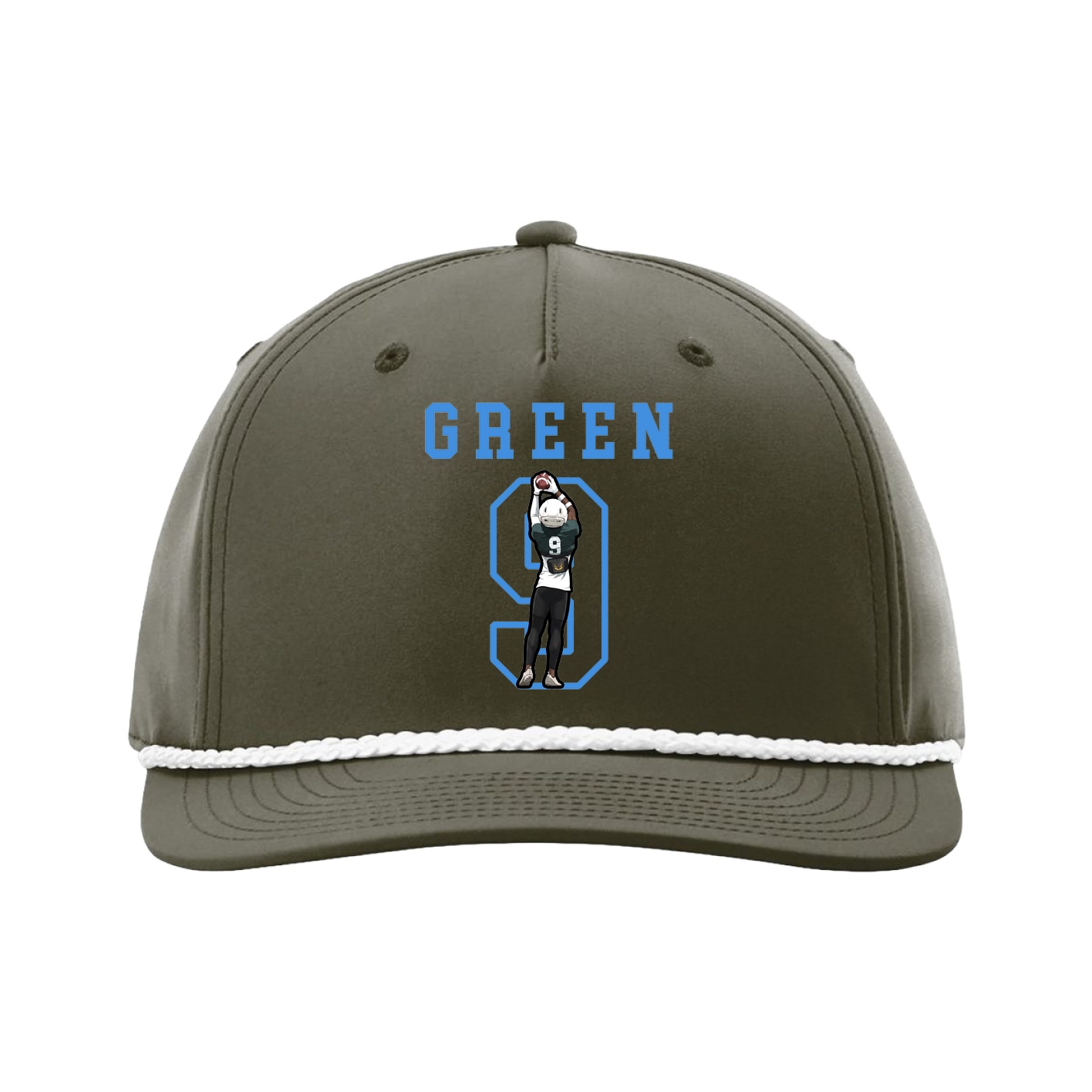 Five-Panel Classic Rope Cap — Shirsey in Green
