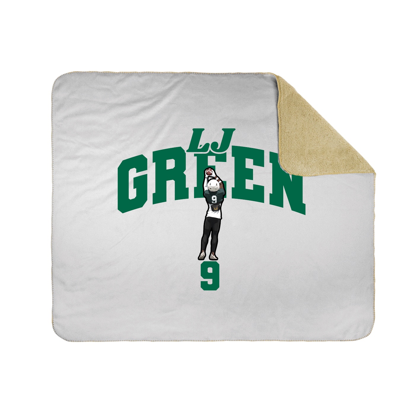 Throw Blanket — Signature Arch in White