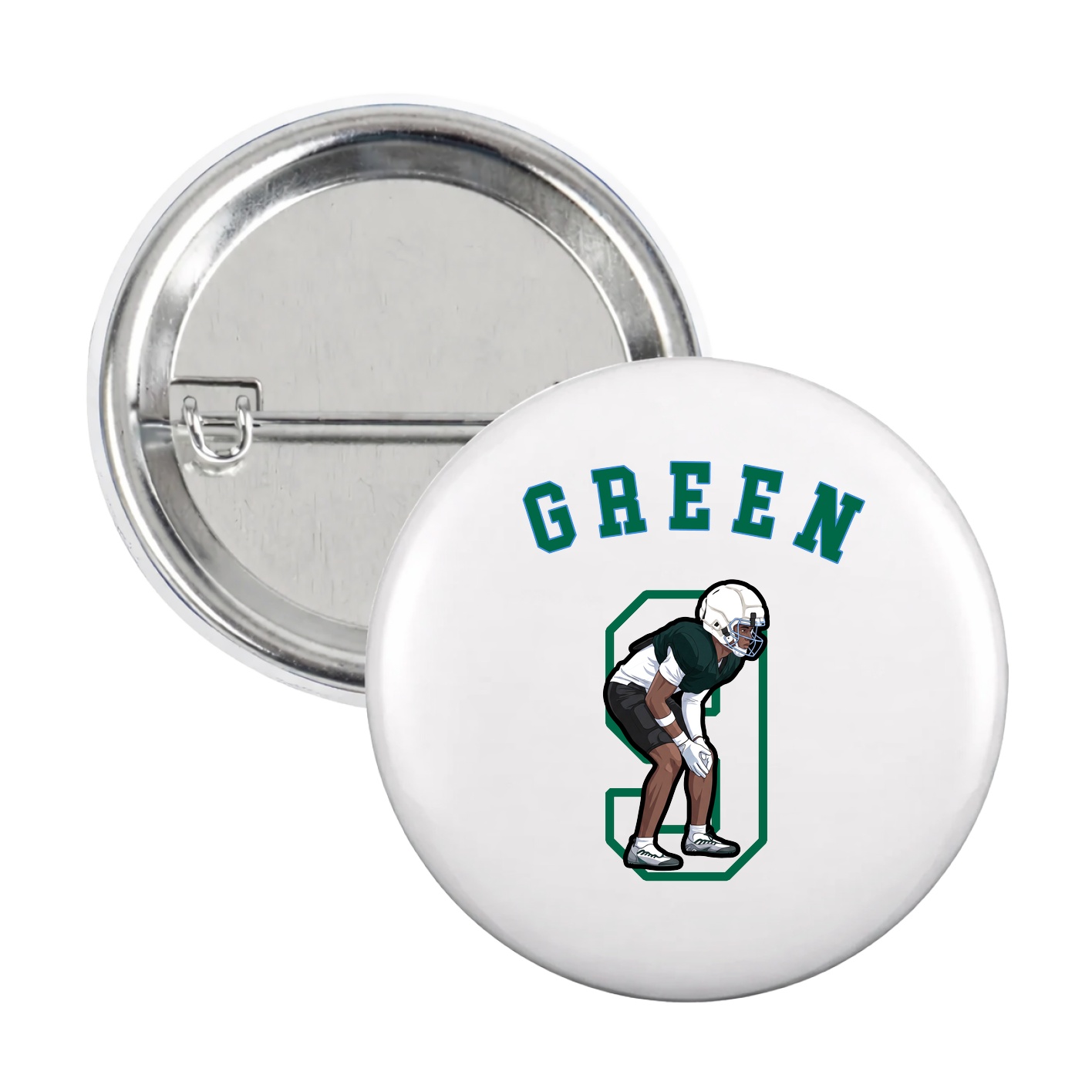 Game Day Button — Shirsey Arch in White