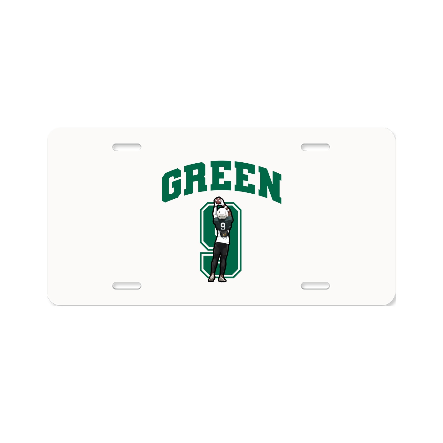 License Plate — Number in Classic