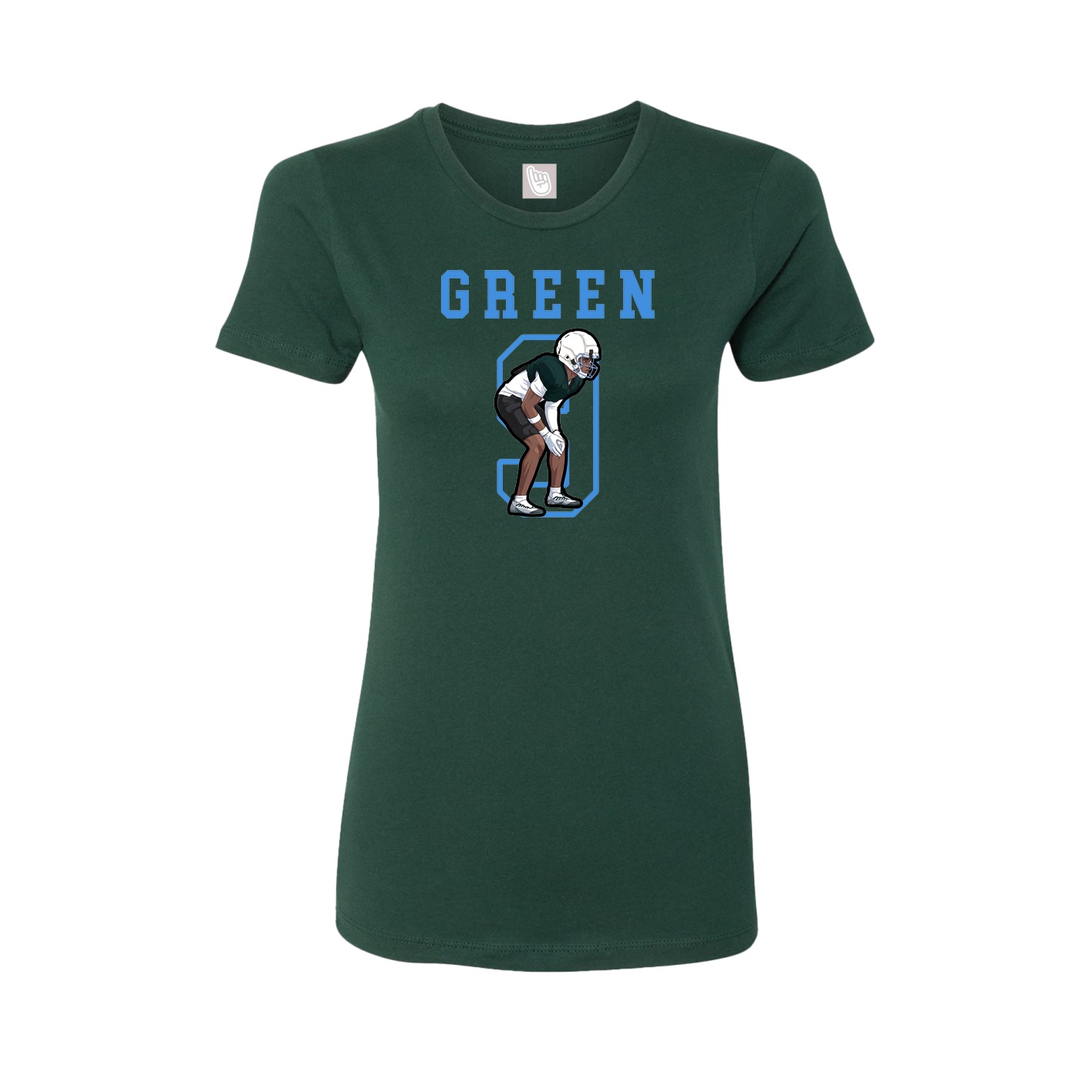 Fitted Women's Tee — Shirsey in Green