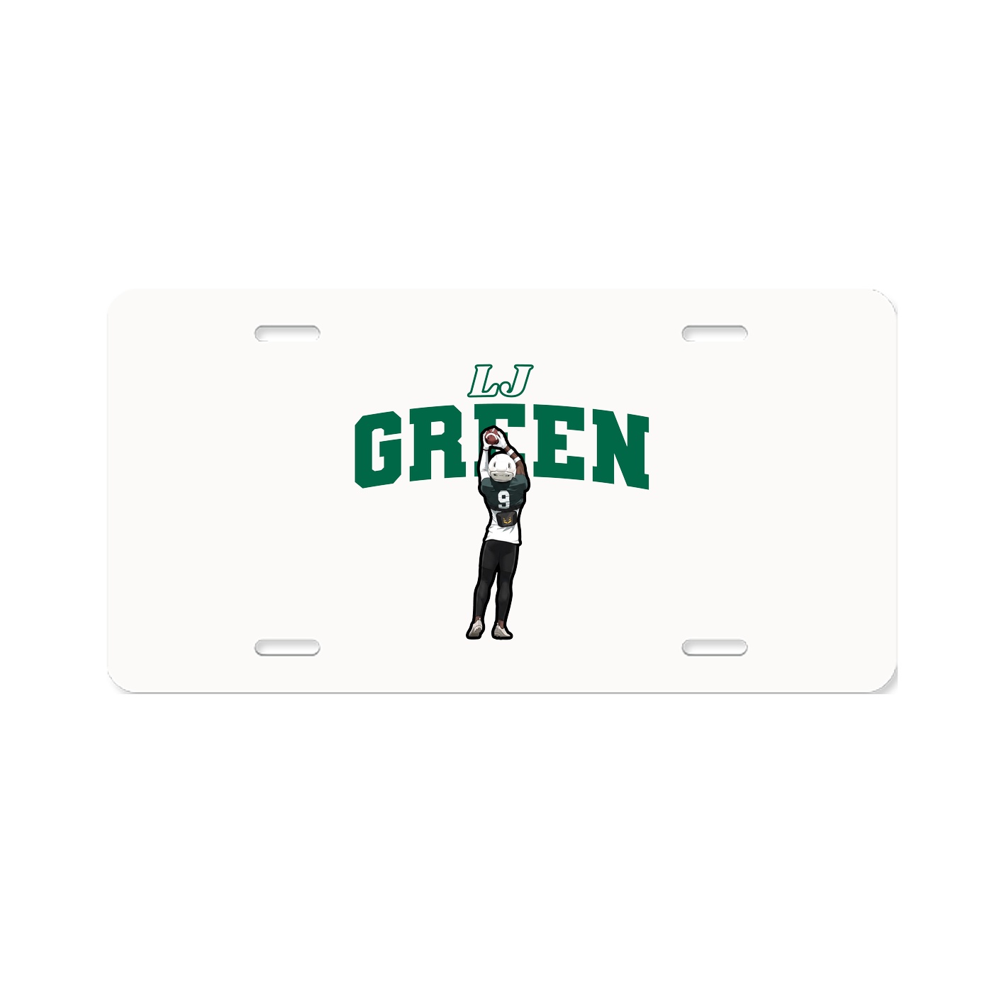 License Plate — Name Arch in Classic