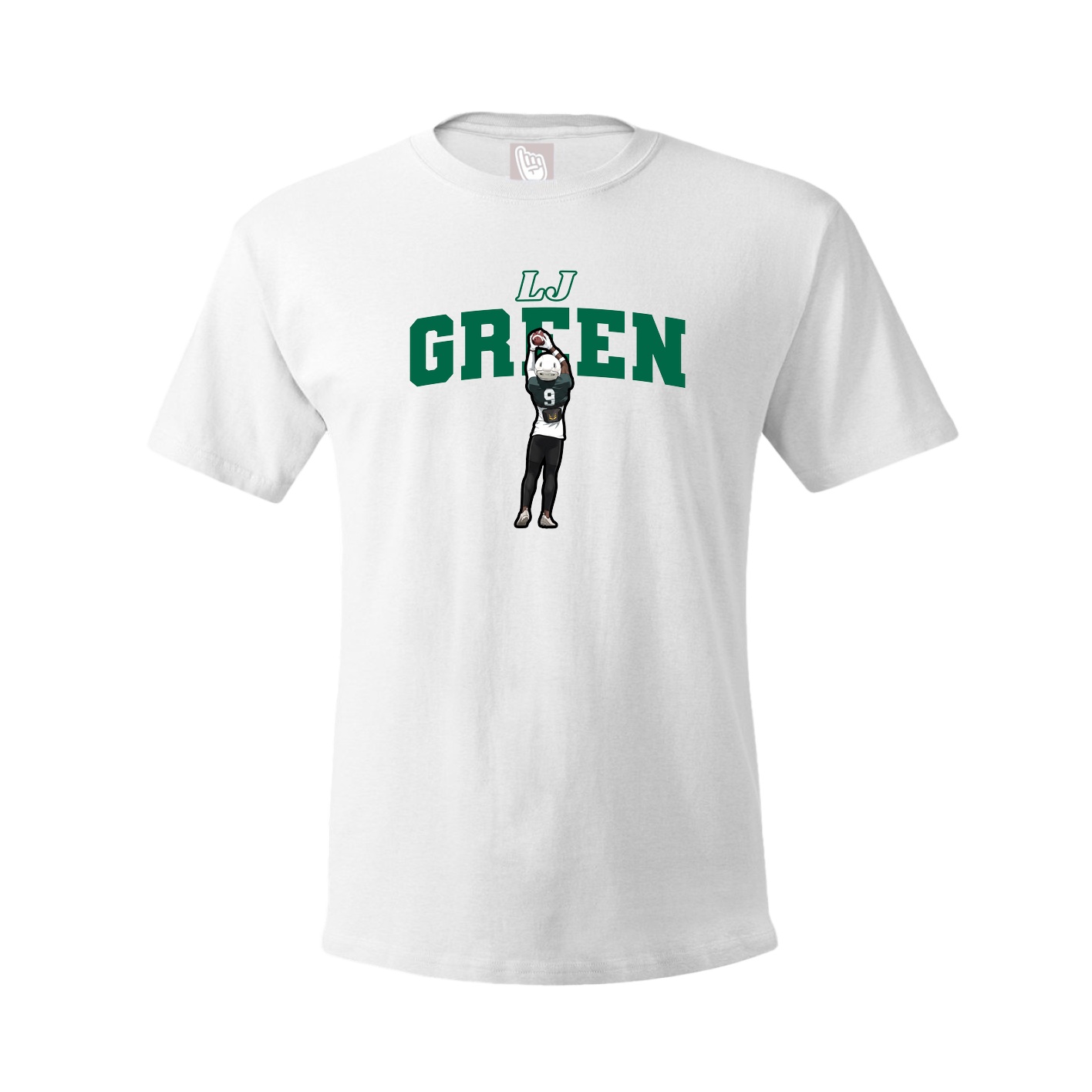 Tee — Name Arch in White