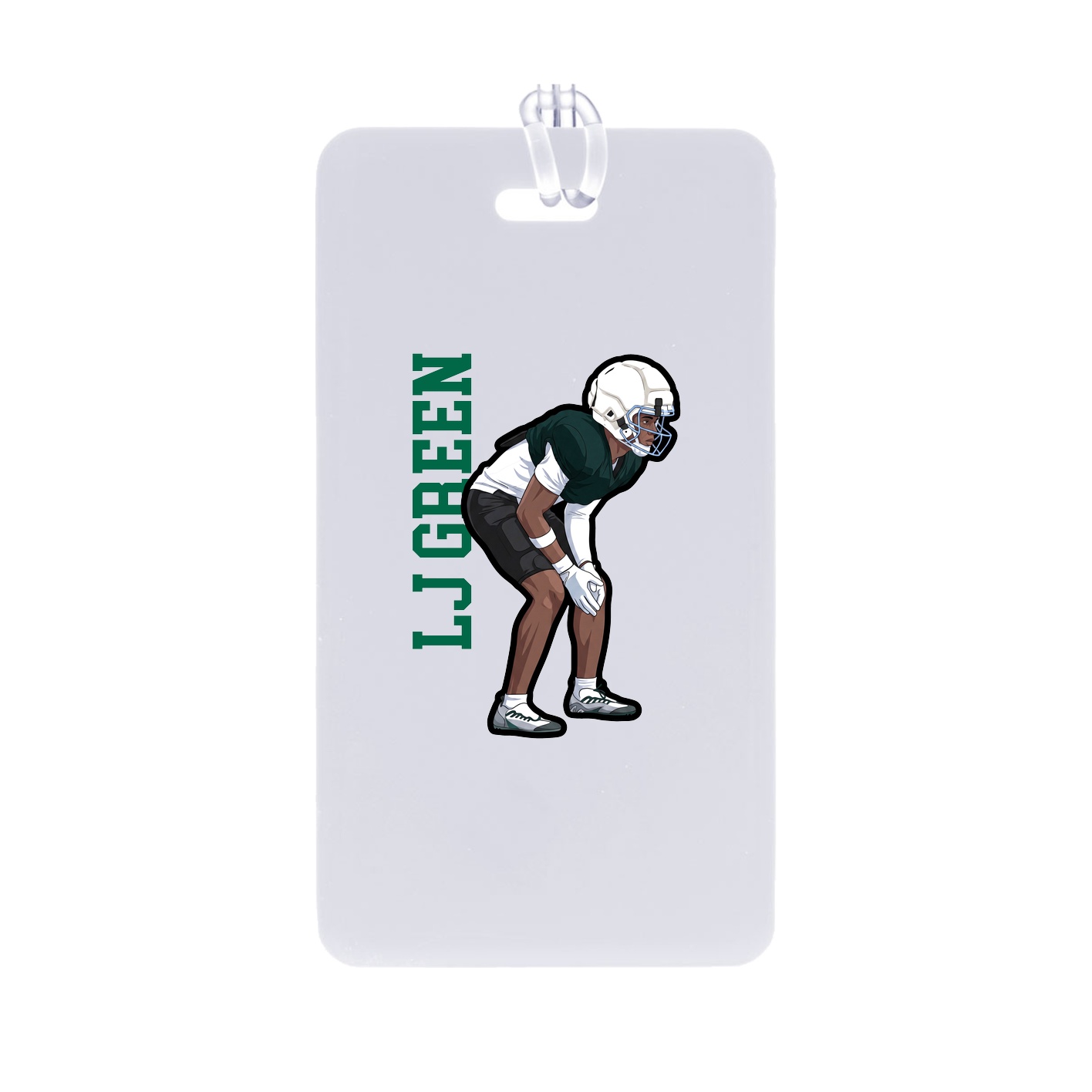 Bag Tag — Name Vertical in Classic