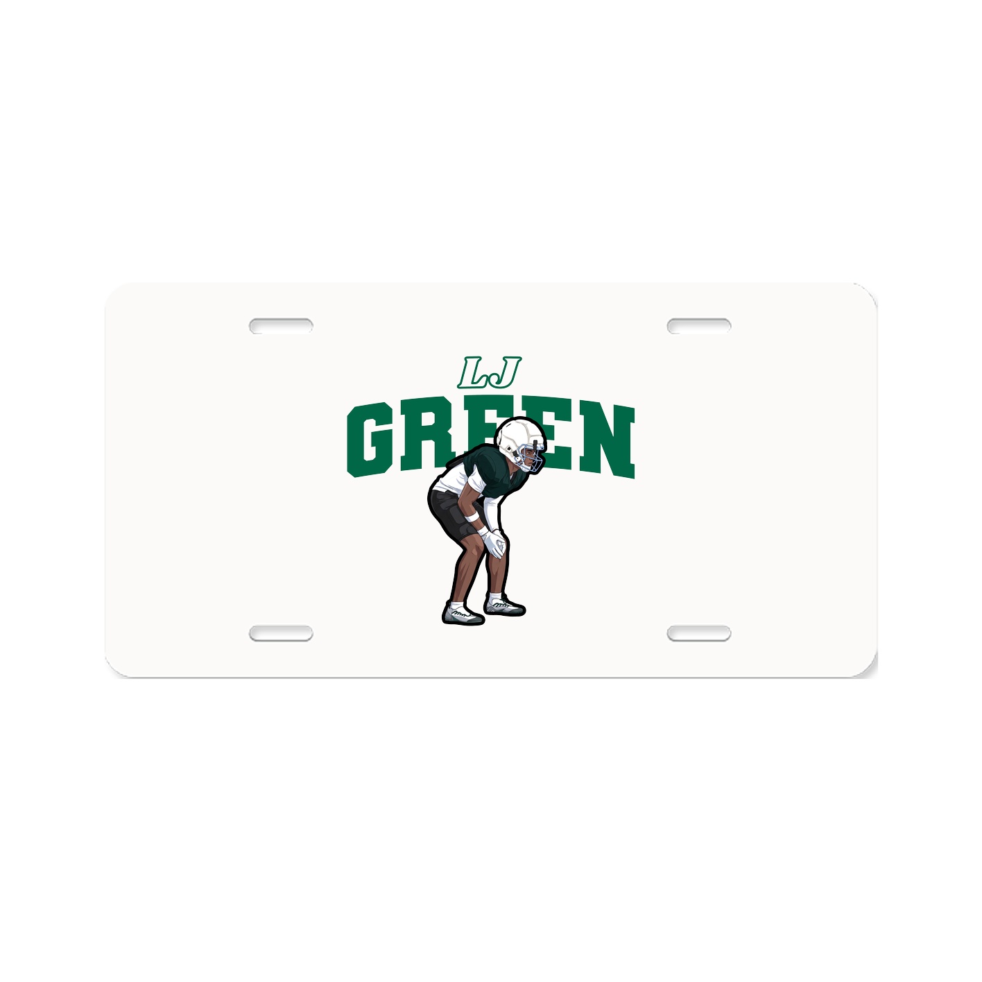 License Plate — Name Arch in Classic