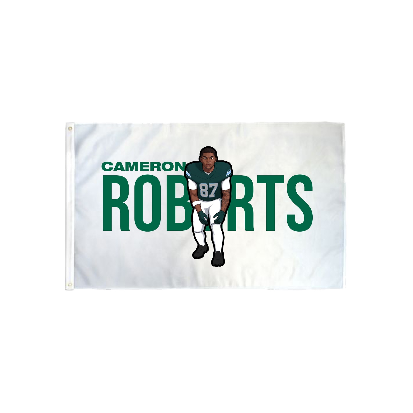 3x5 Flag — Player Name in Classic