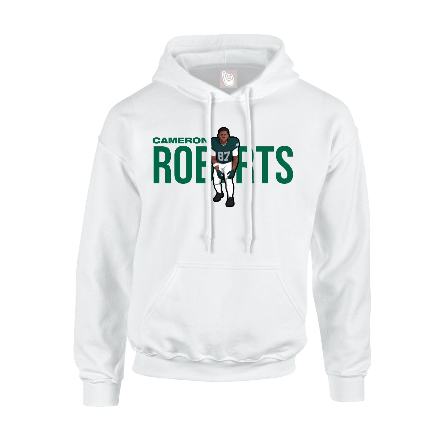 Hoodie — Player Name in White