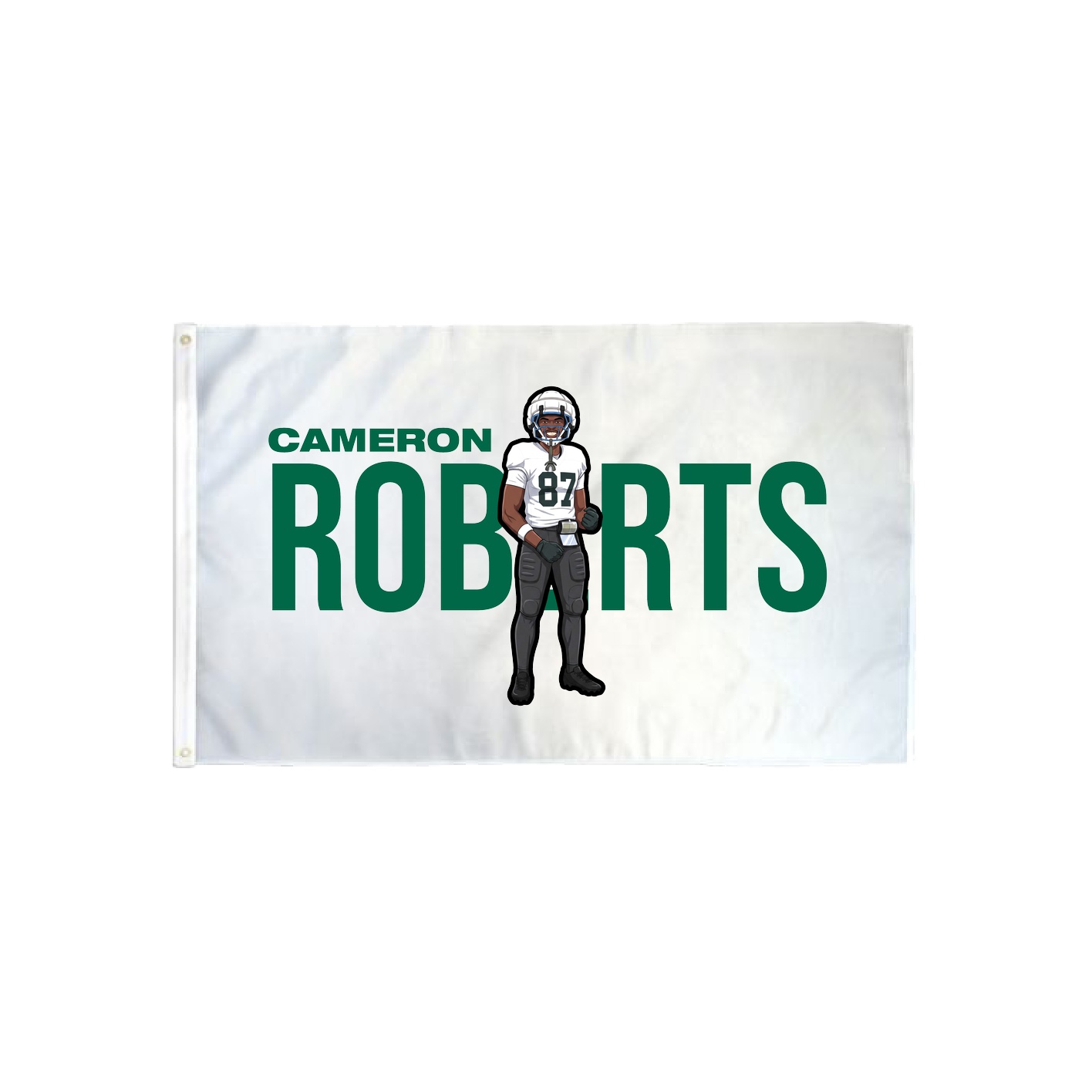 3x5 Flag — Player Name in Classic