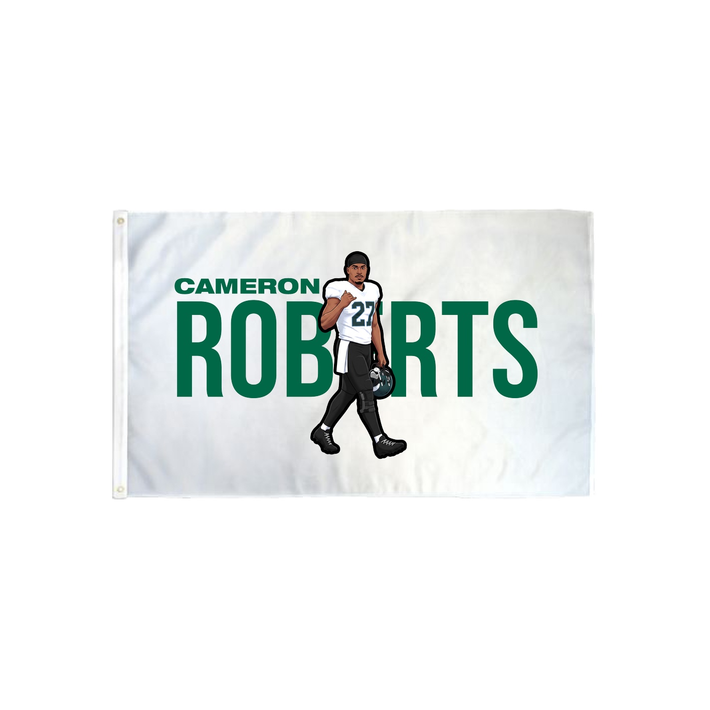 3x5 Flag — Player Name in Classic