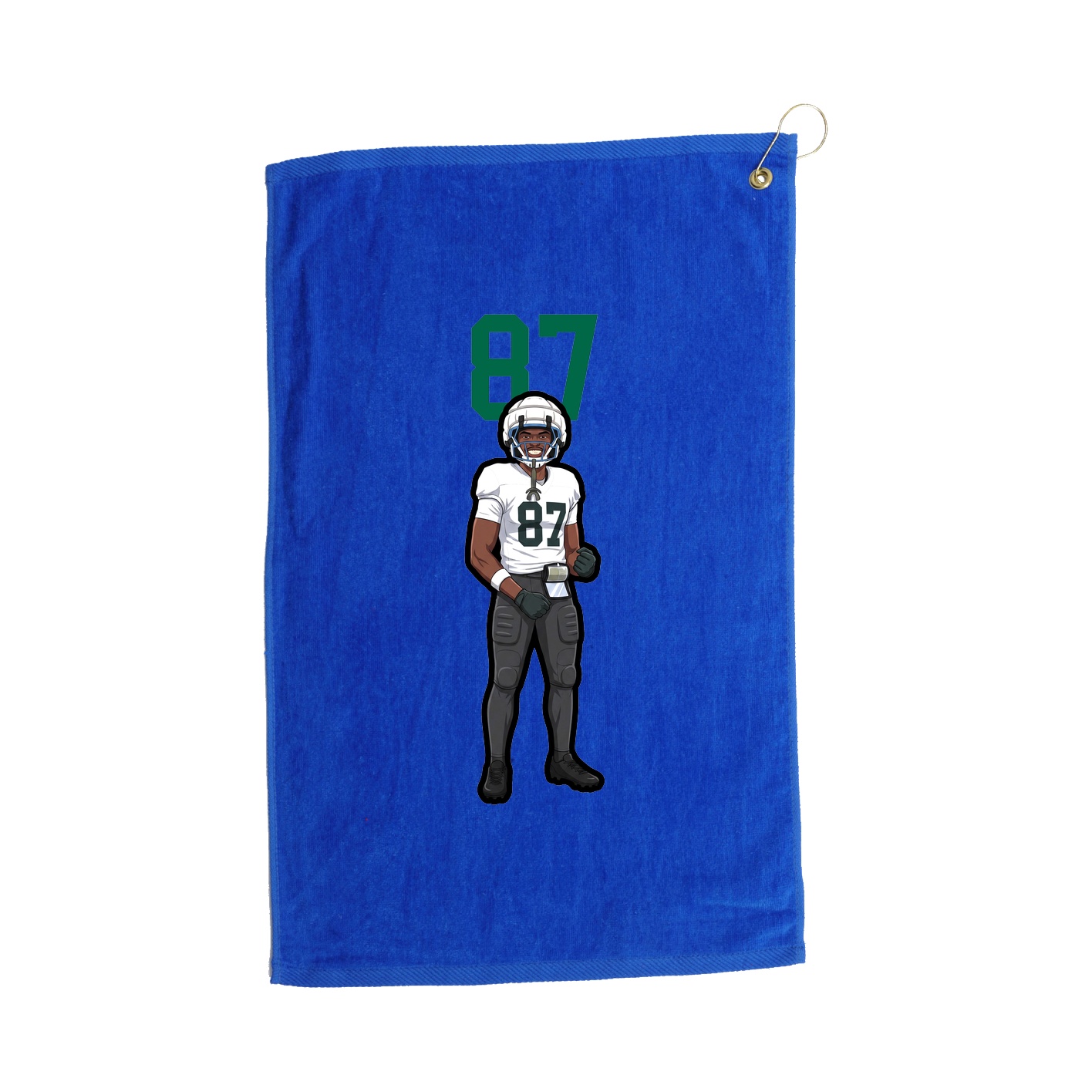 Golf Towel — Number Top in Royal