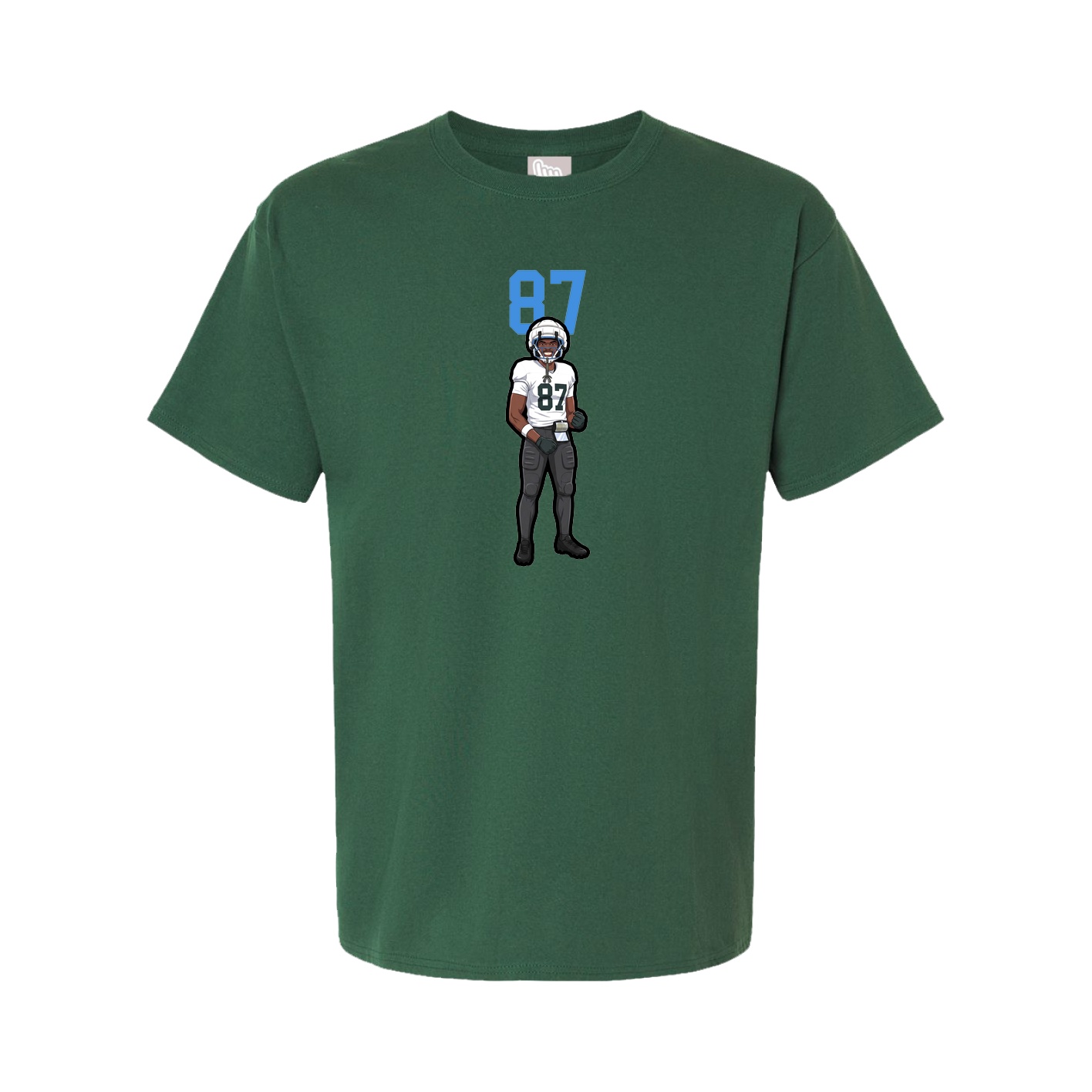 Youth Tee — Number Top in Green