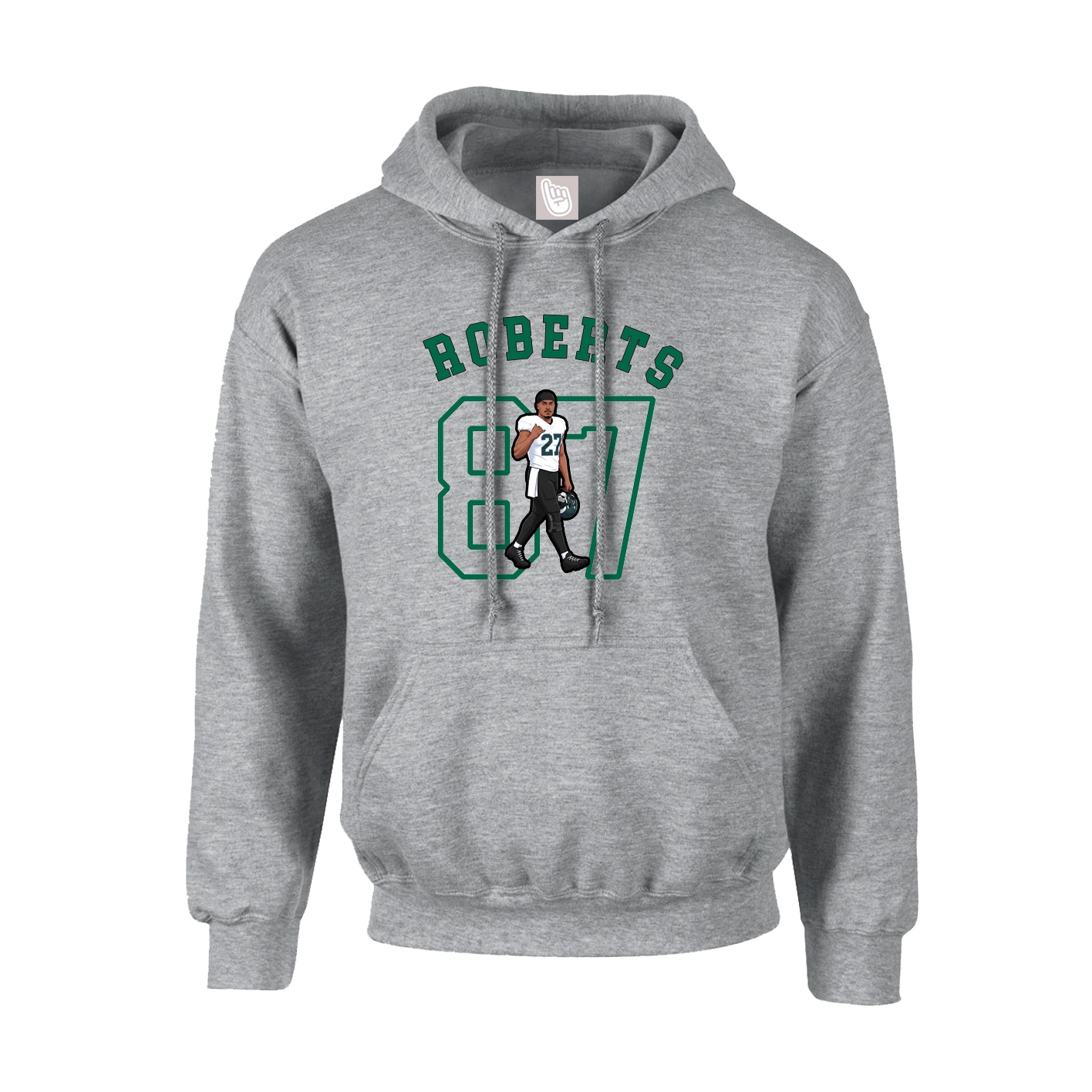 Youth Hoodie — Shirsey Arch in Grey