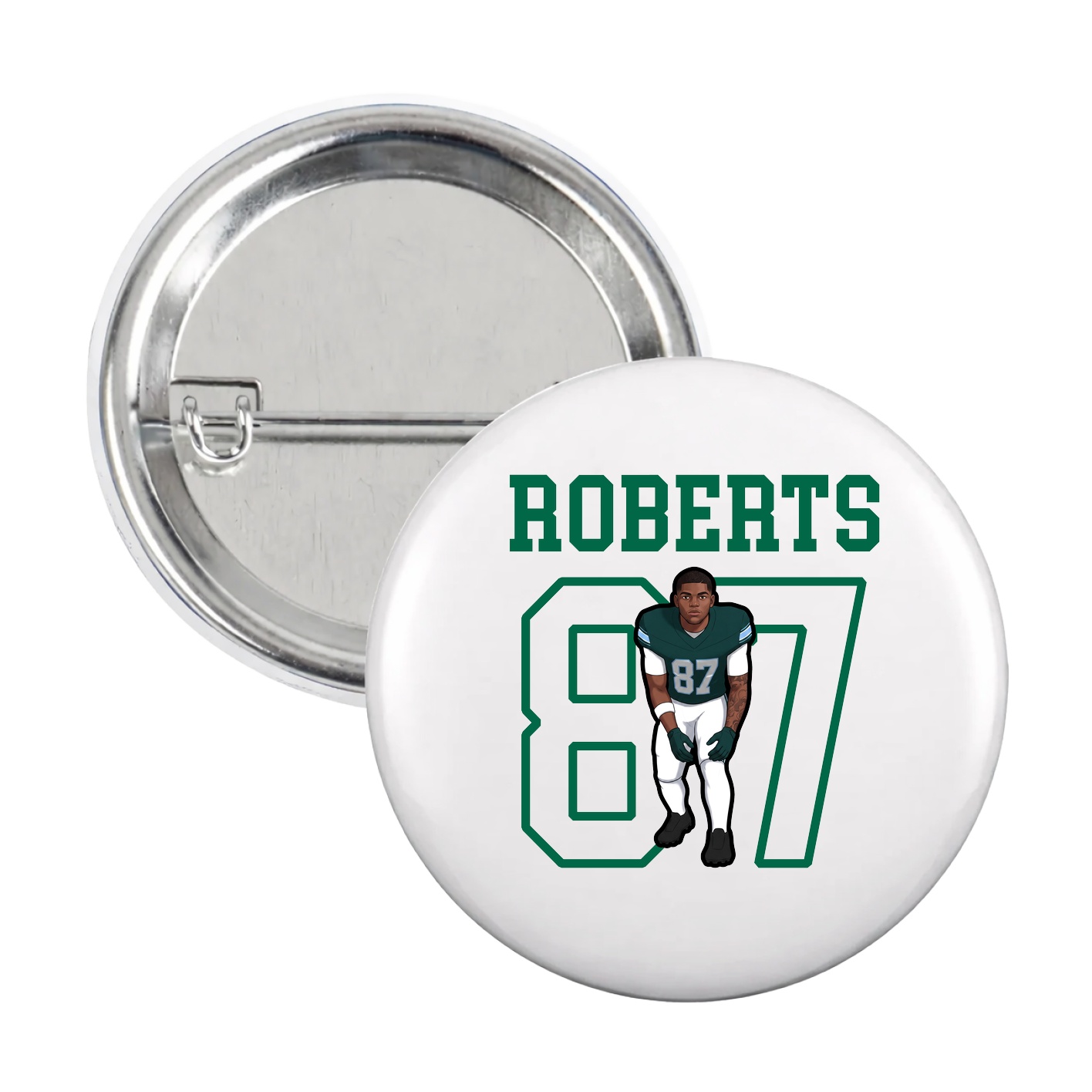 Game Day Button — Shirsey in White