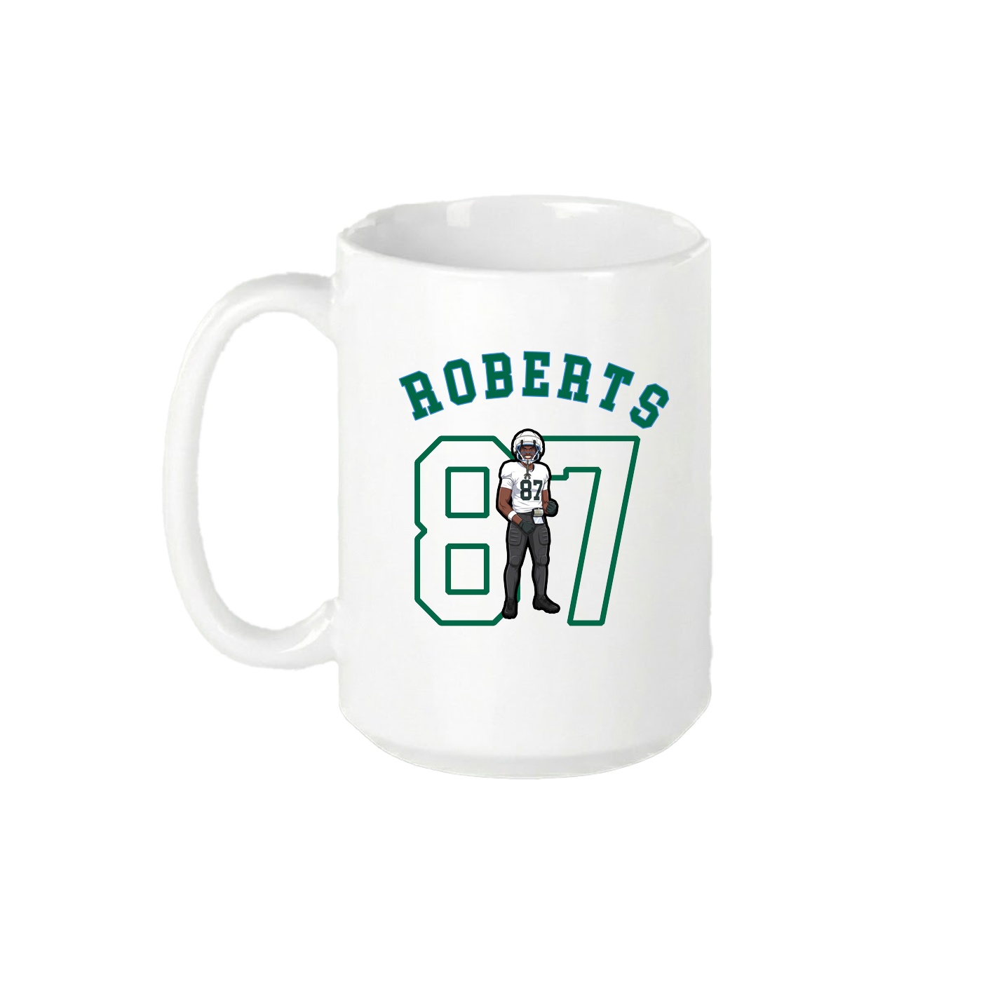 15oz Coffee Mug — Shirsey Arch in White