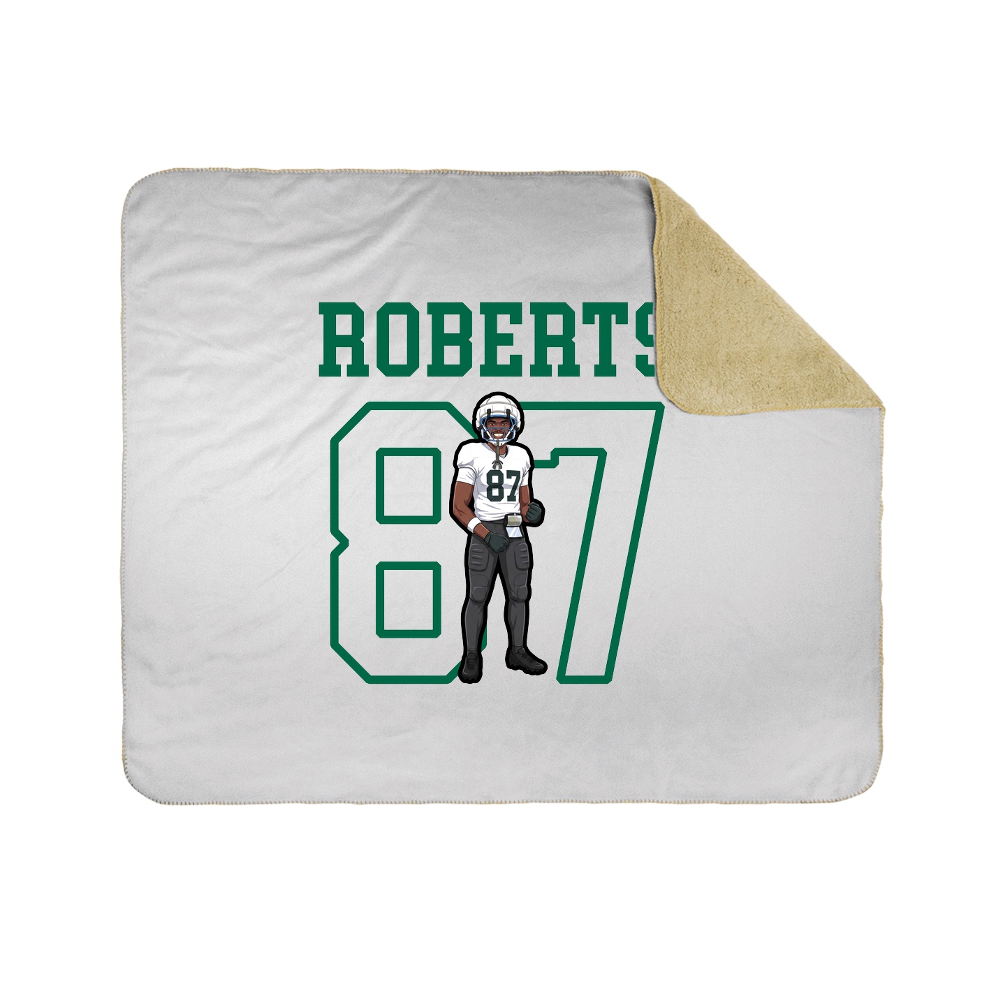 Throw Blanket — Shirsey in White