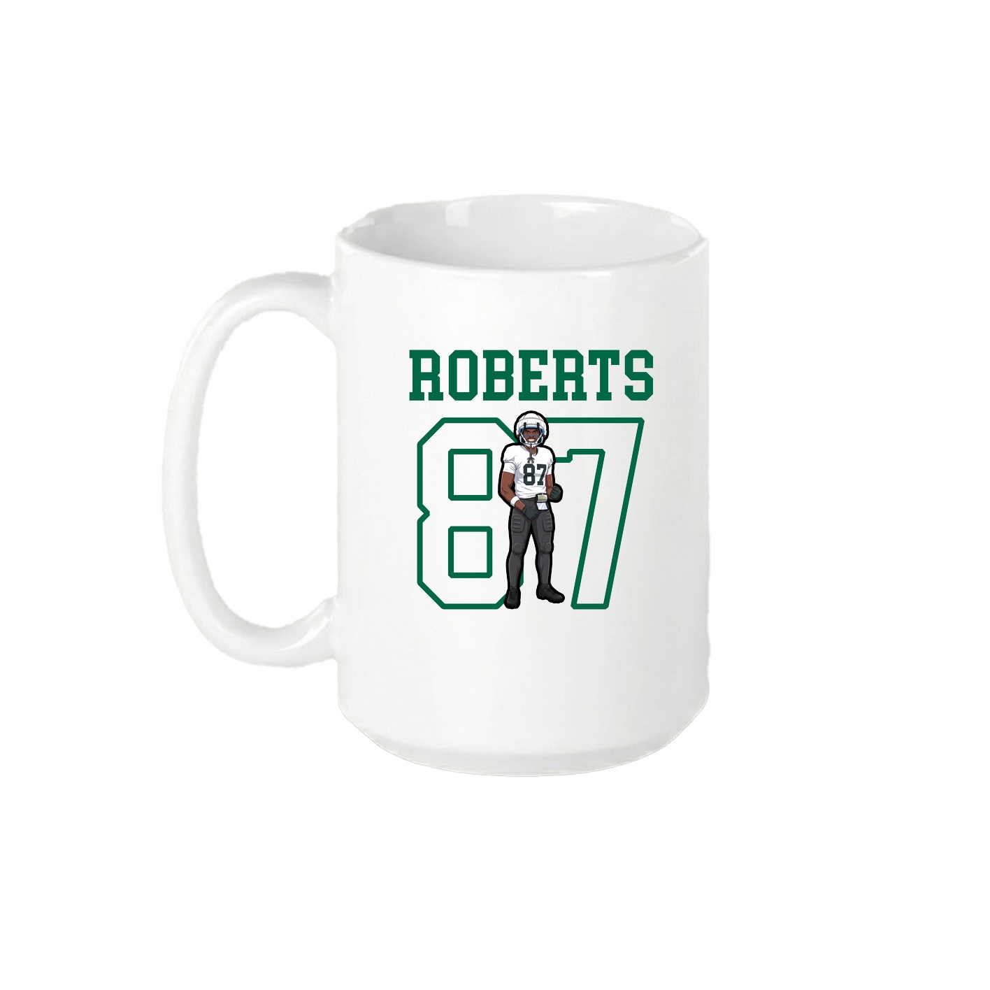 15oz Coffee Mug — Shirsey in White
