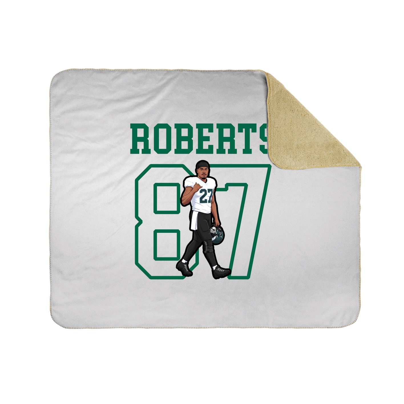 Throw Blanket — Shirsey in White