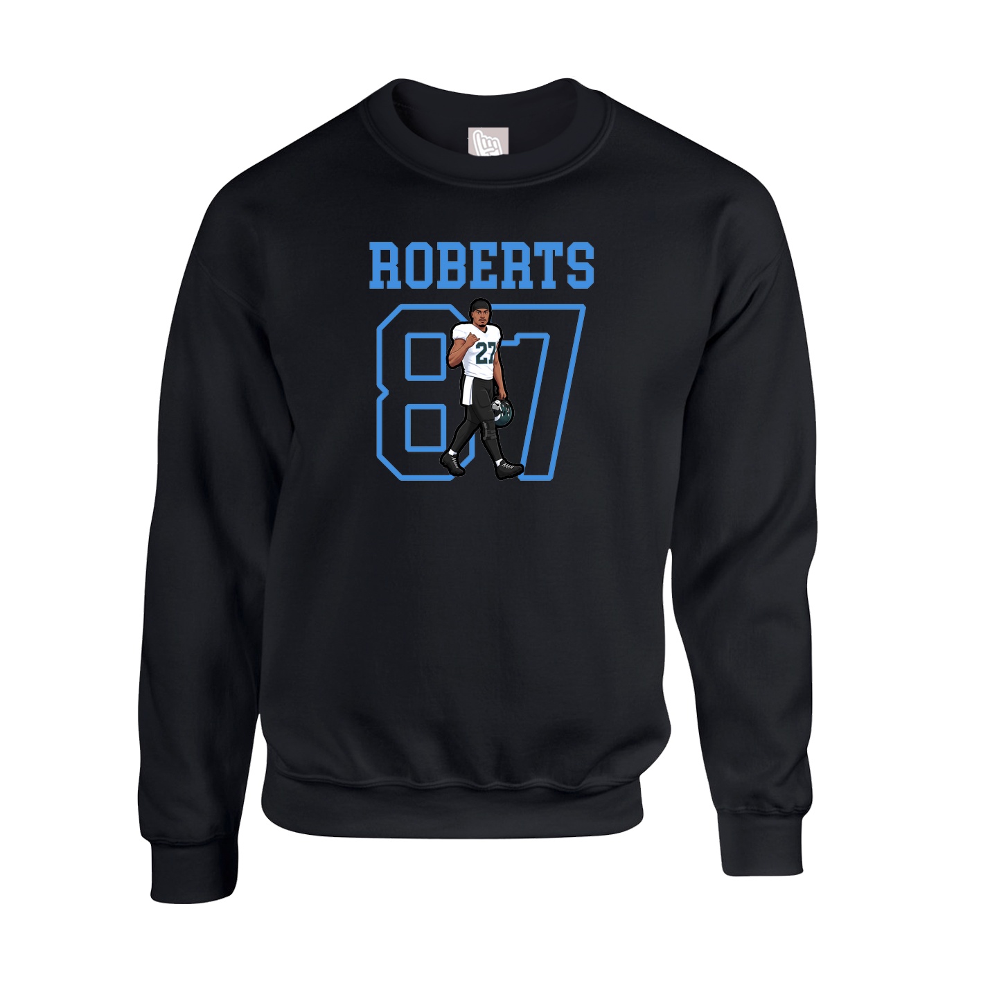 Fleece Crew — Shirsey in Black