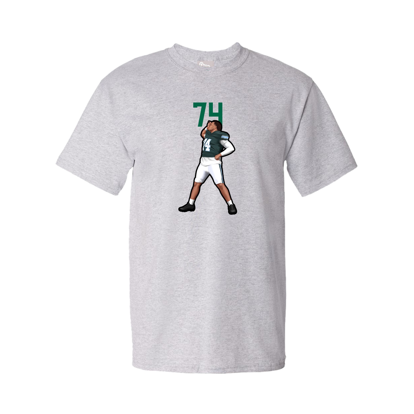 Tee — Number Top in Grey