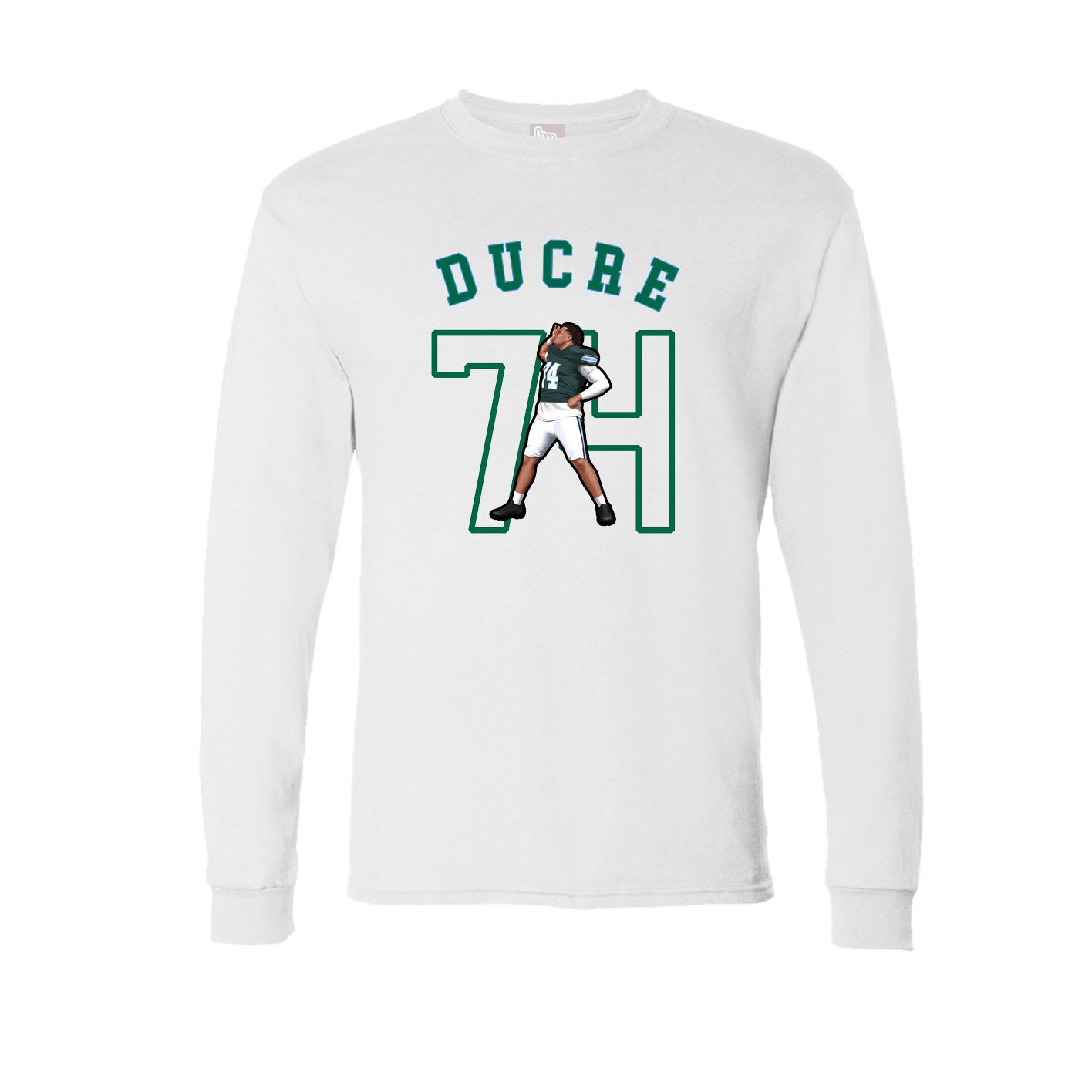 Long Sleeve Tee — Shirsey Arch in White