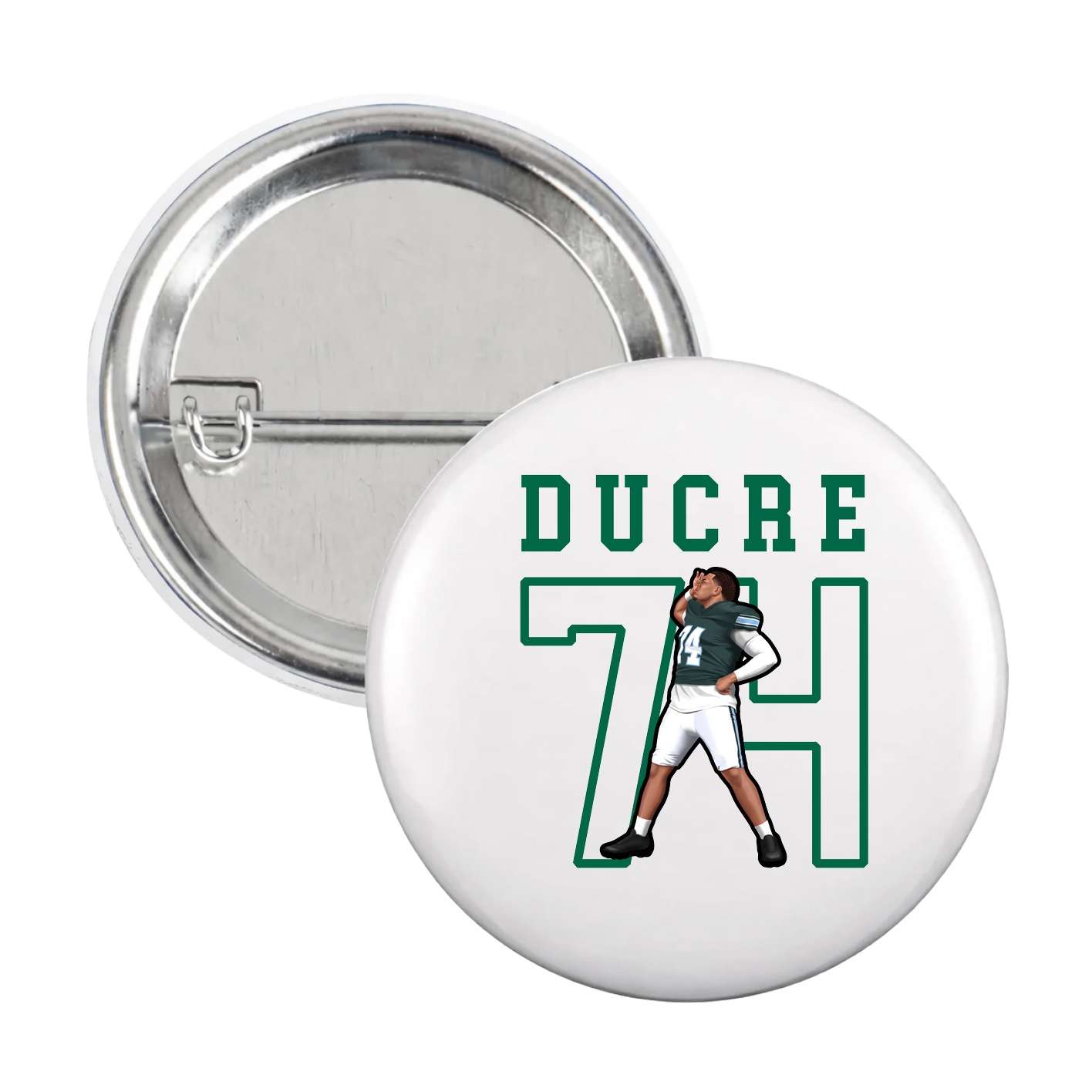 Game Day Button — Shirsey in White