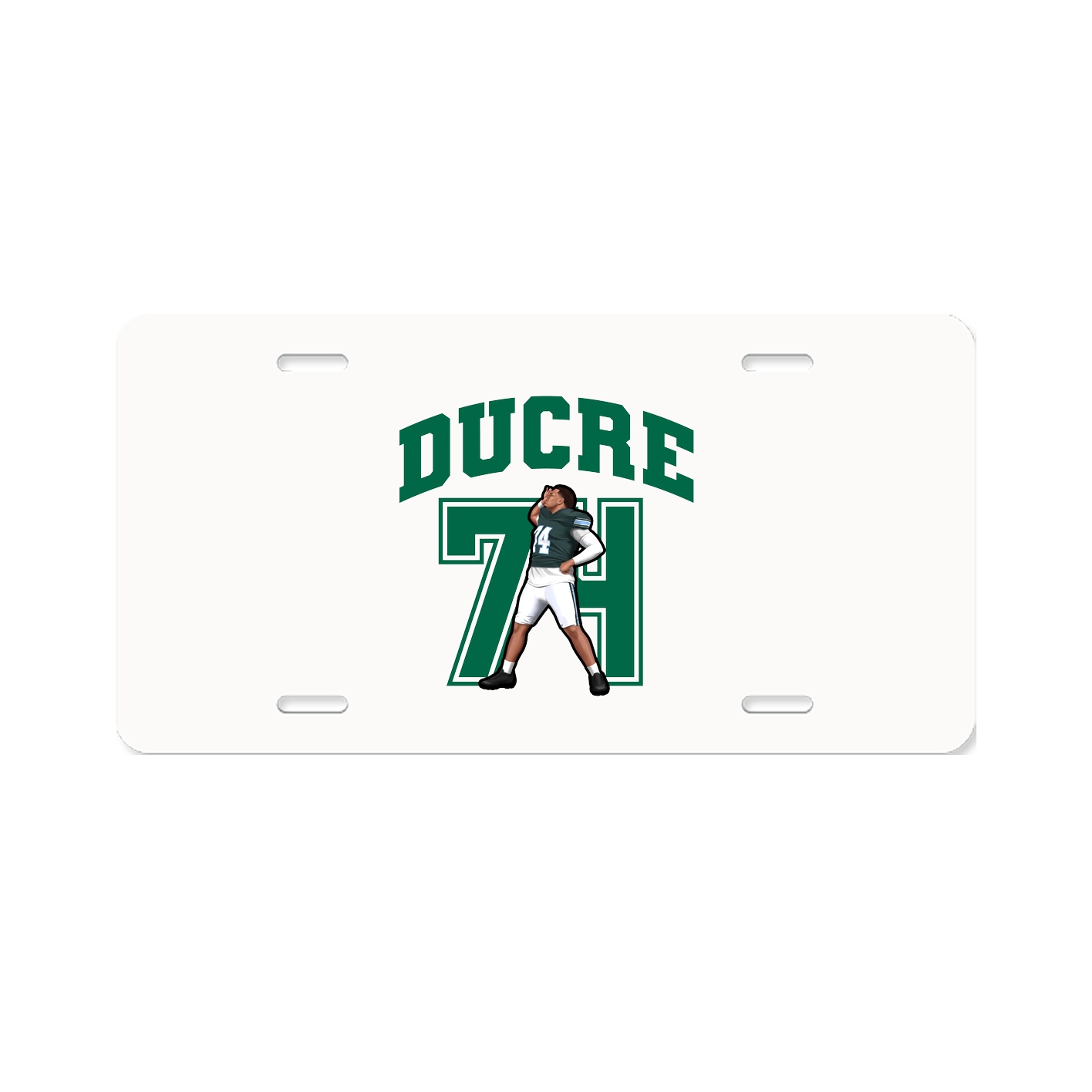 License Plate — Number in Classic