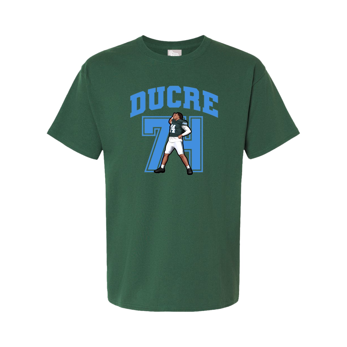 Youth Tee — Number in Green