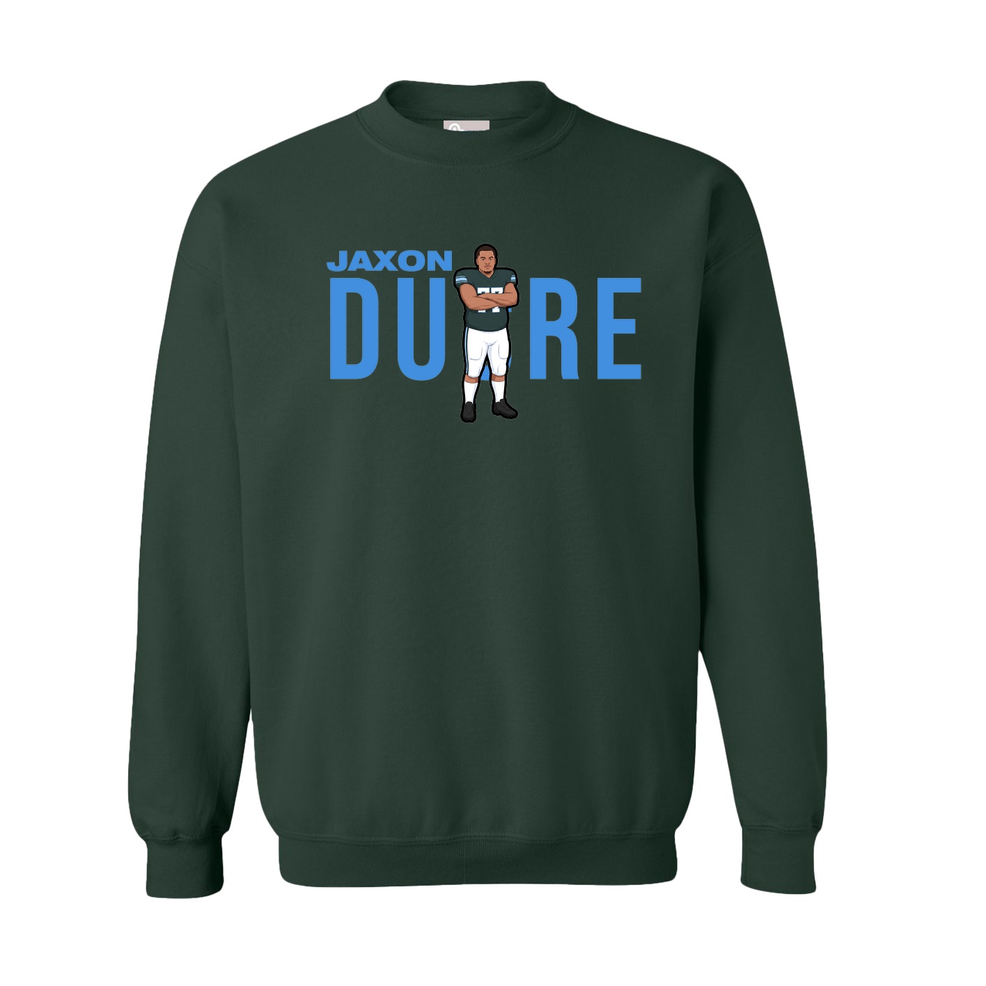 Fleece Crew — Player Name in Green