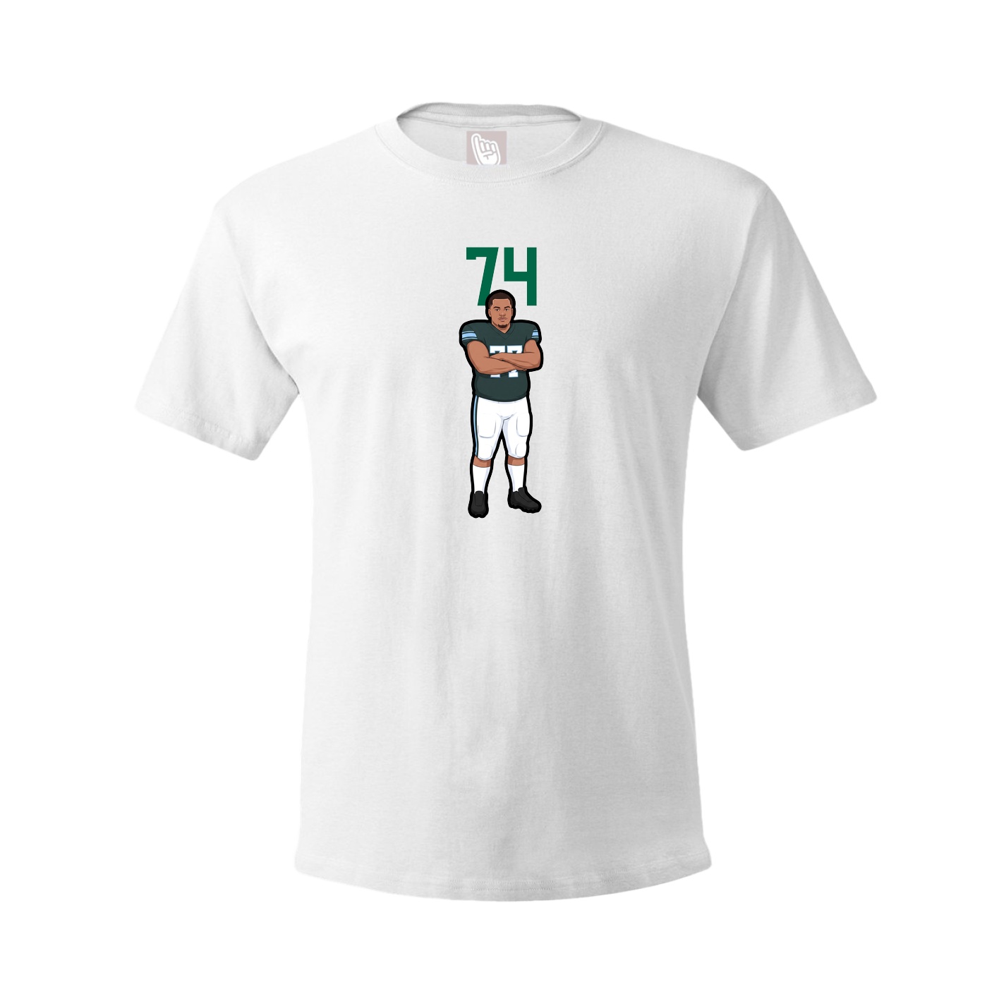 Tee — Number Top in White
