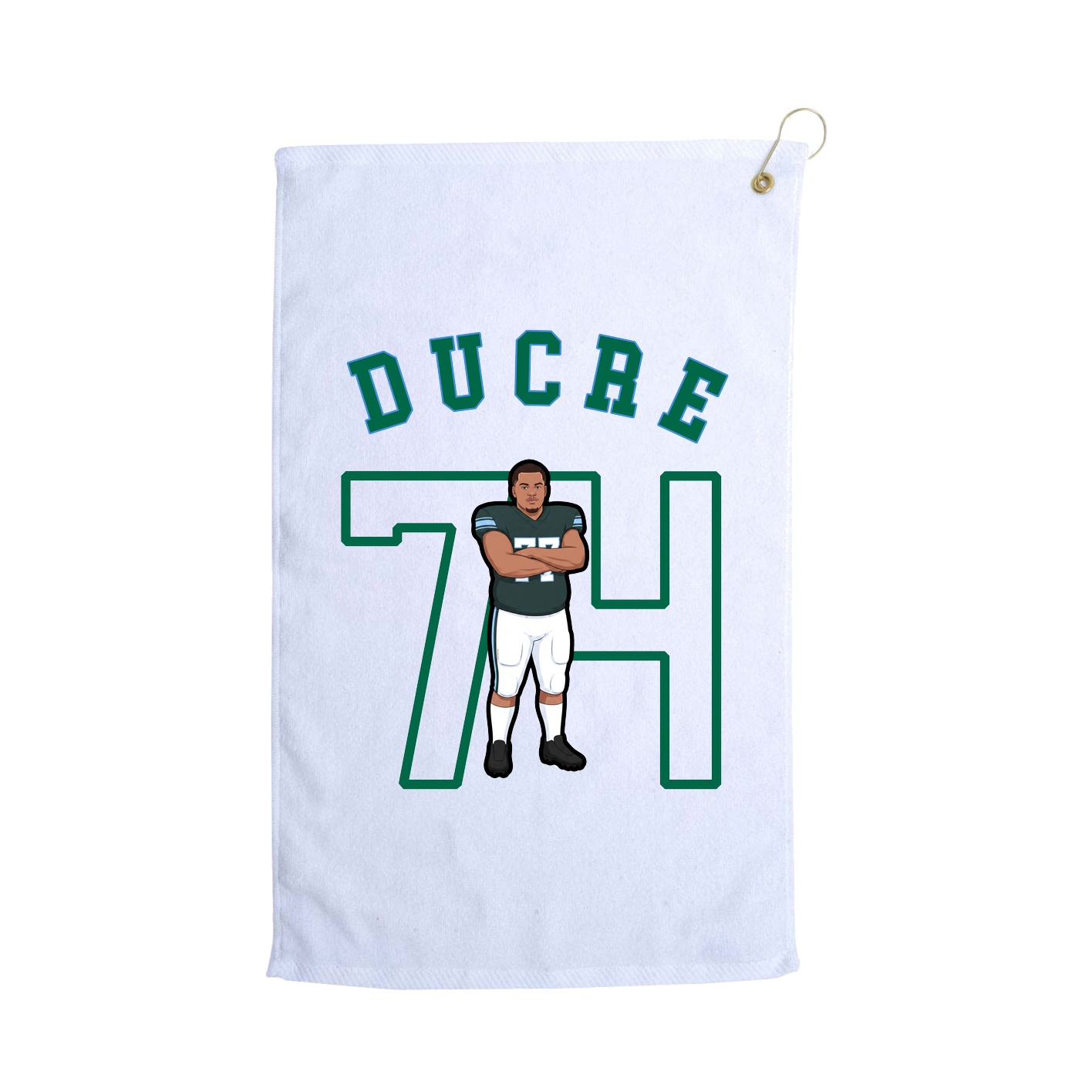 Golf Towel — Shirsey Arch in White