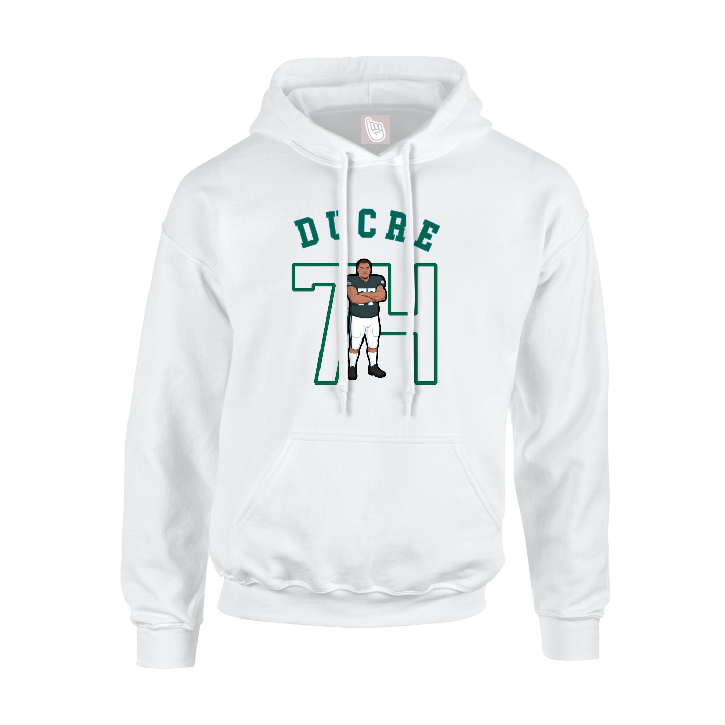 Hoodie — Shirsey Arch in White