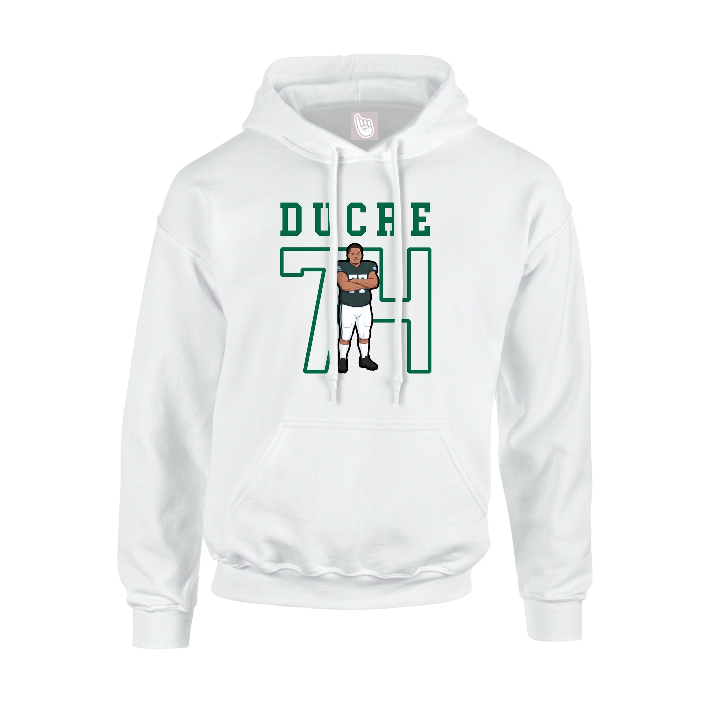 Youth Hoodie — Shirsey in White