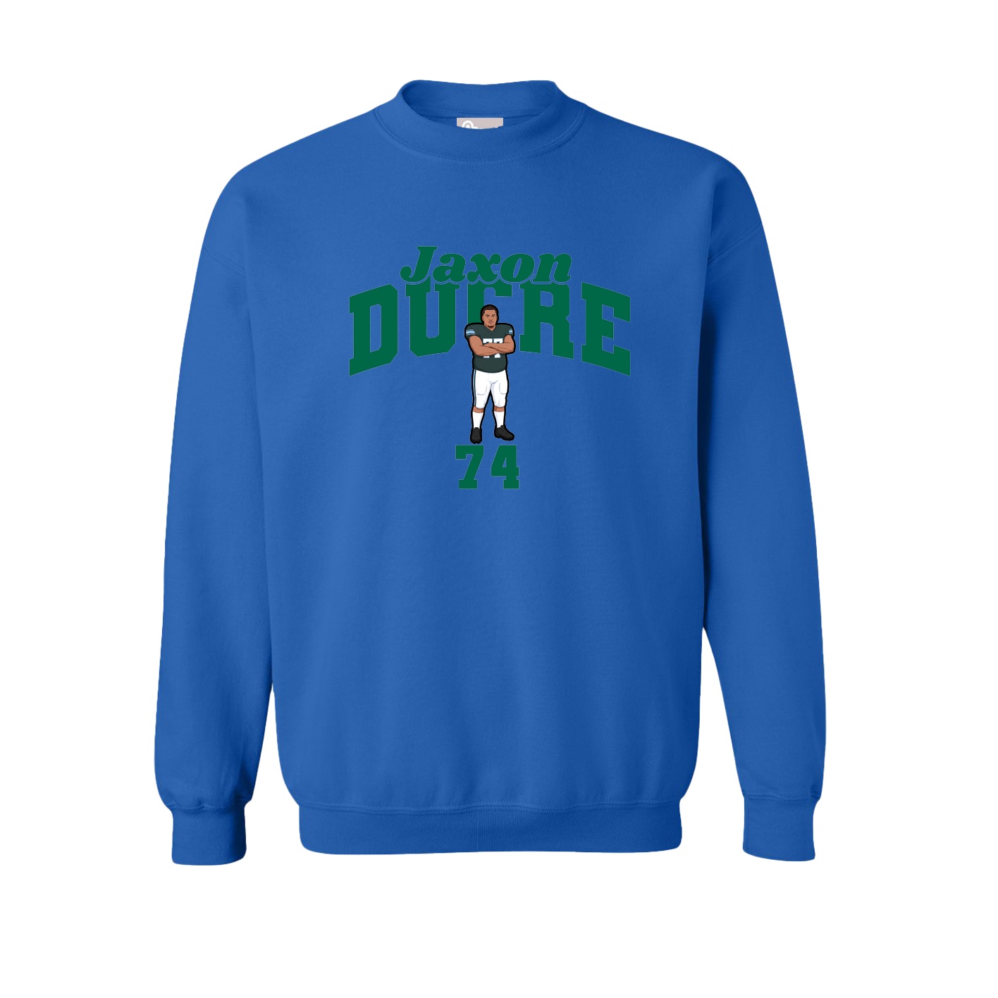 Fleece Crew — Signature Arch in Royal