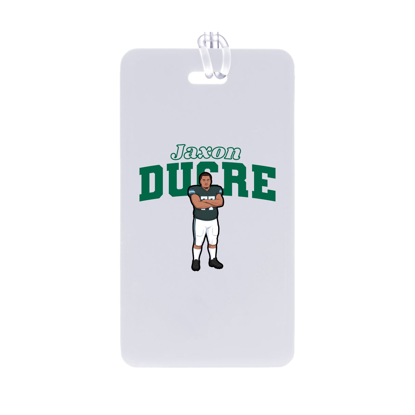 Bag Tag — Name Arch in Classic
