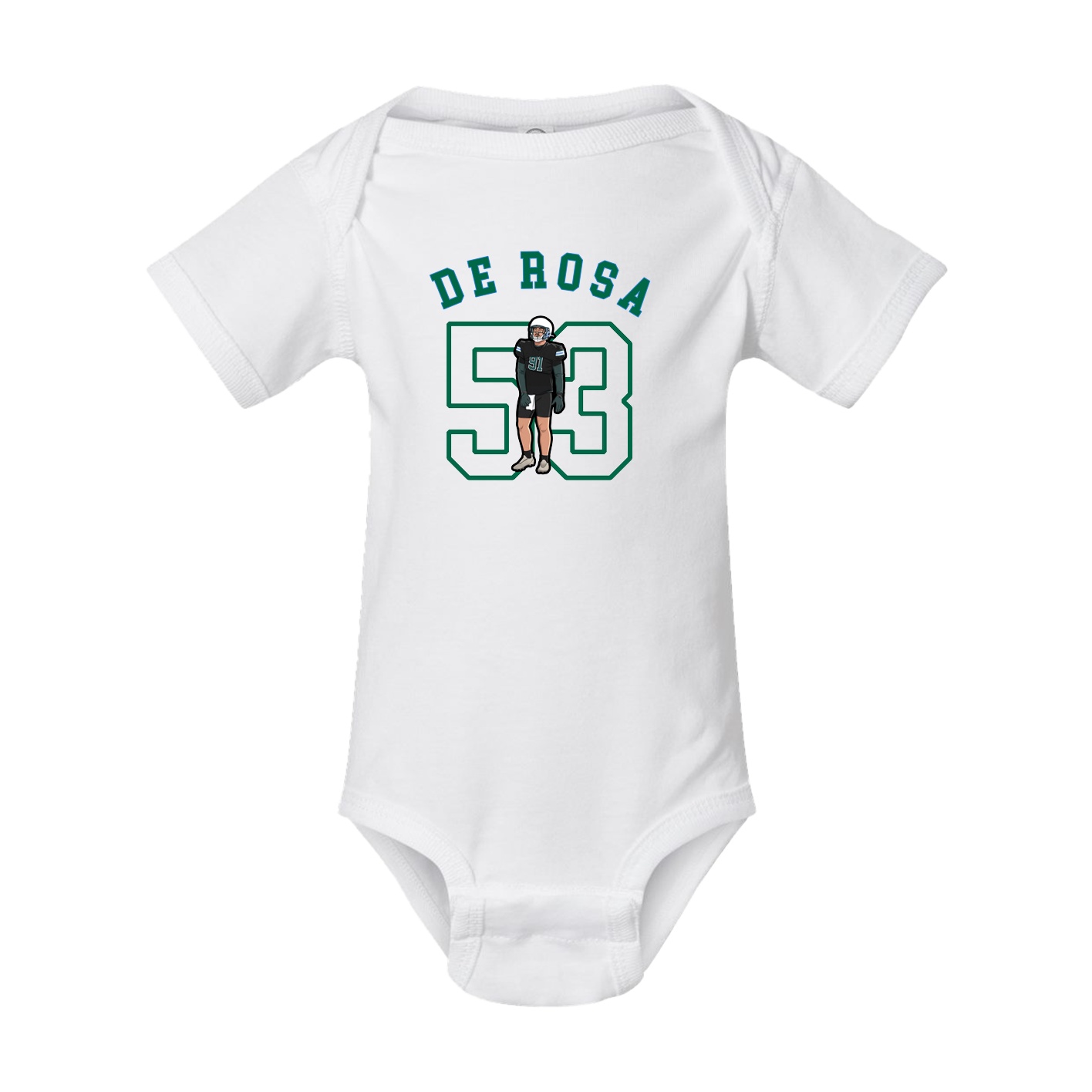 Baby Onesie — Shirsey Arch in White