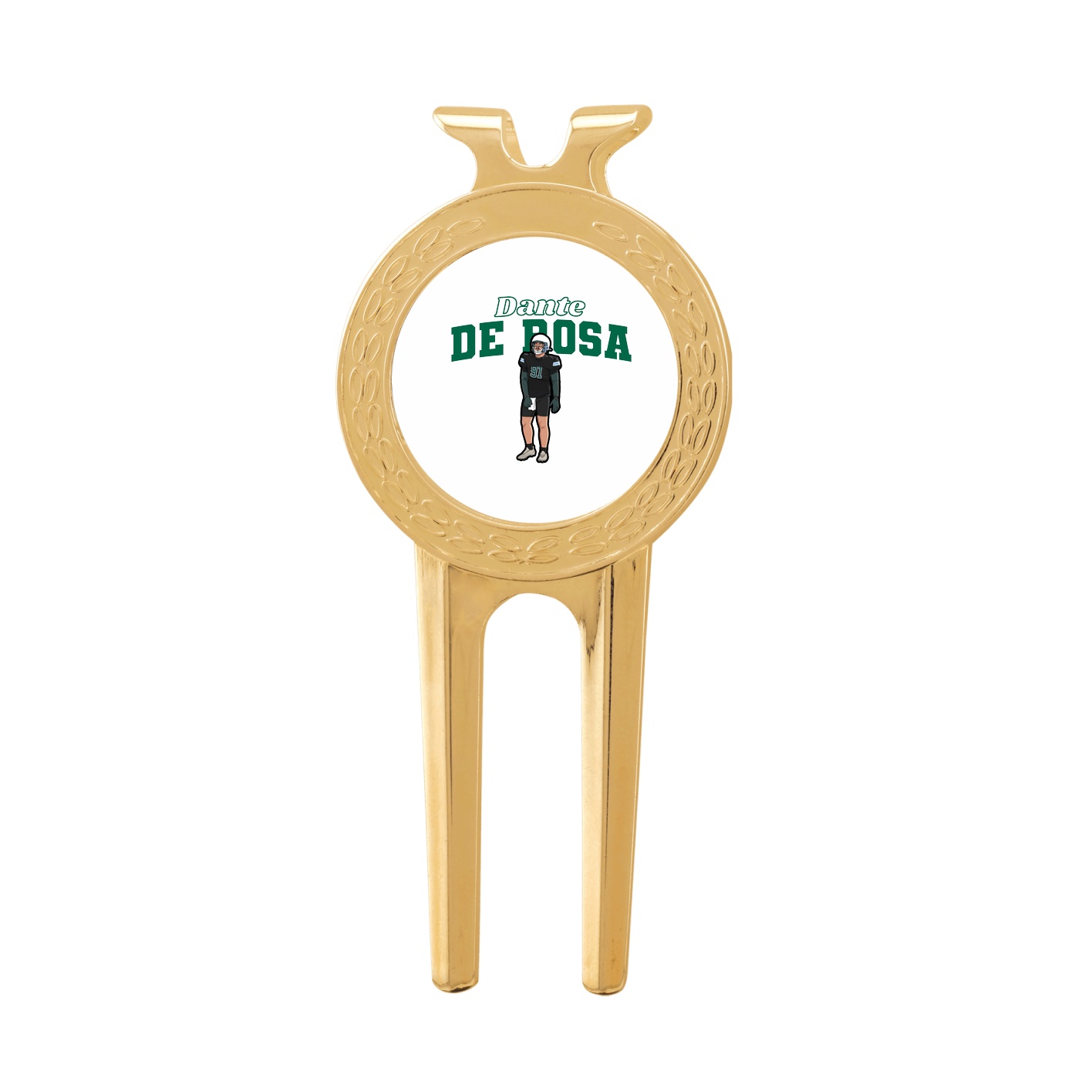 Divot Tool with Ball Marker — Name Arch in Classic