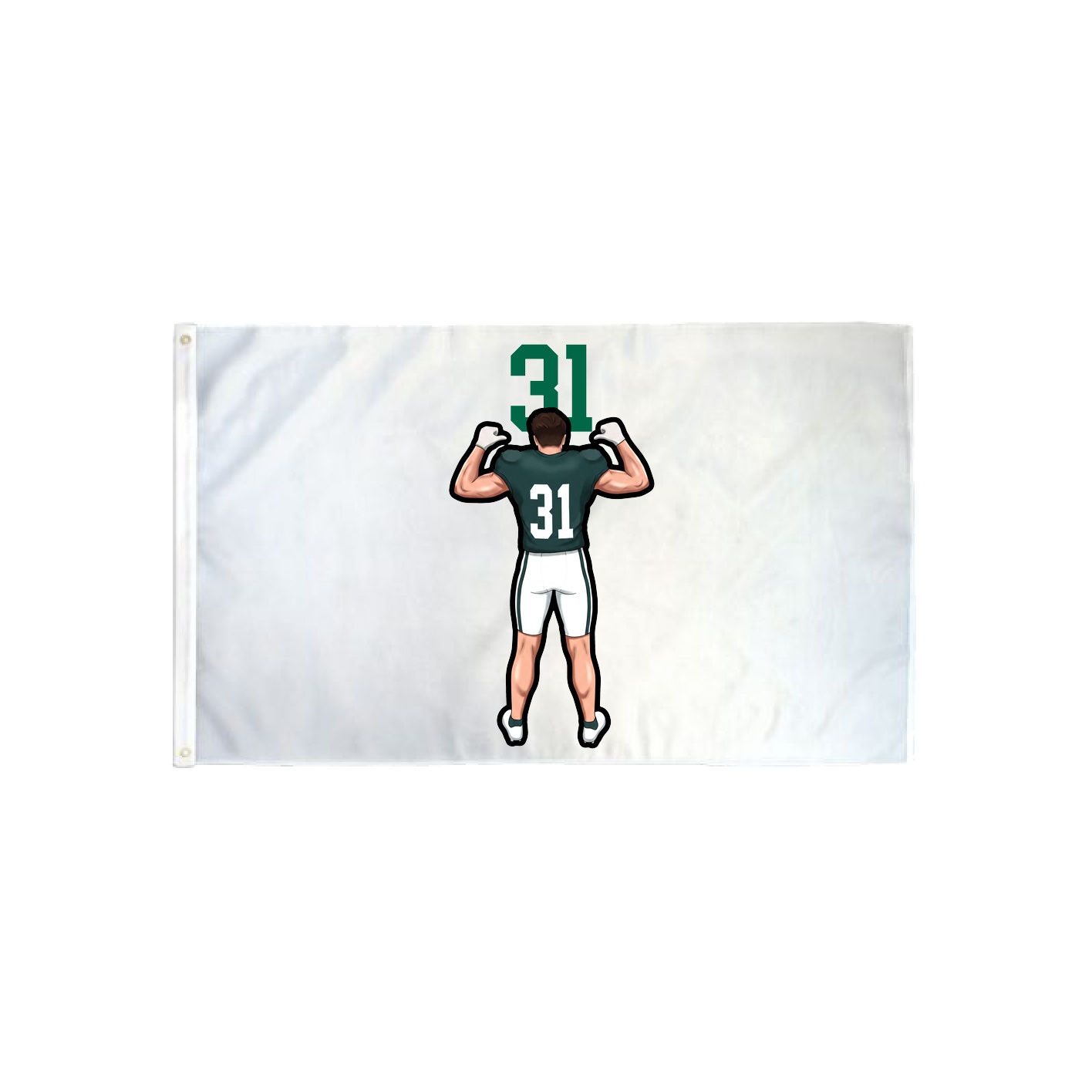 3x5 Flag — Number Top in Classic