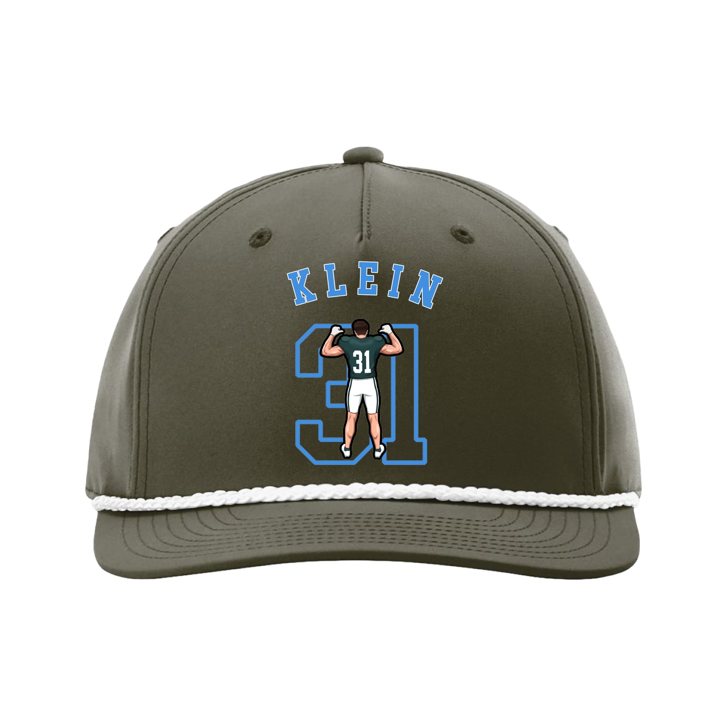 Five-Panel Classic Rope Cap — Shirsey Arch in Green