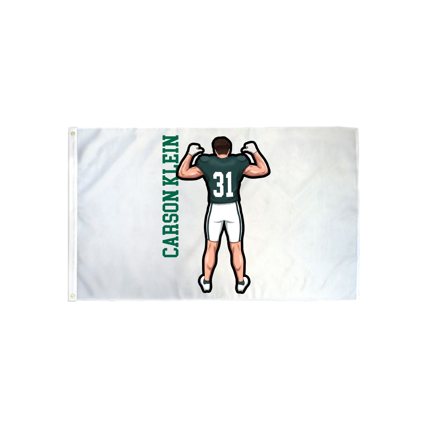 3x5 Flag — Name Vertical in Classic