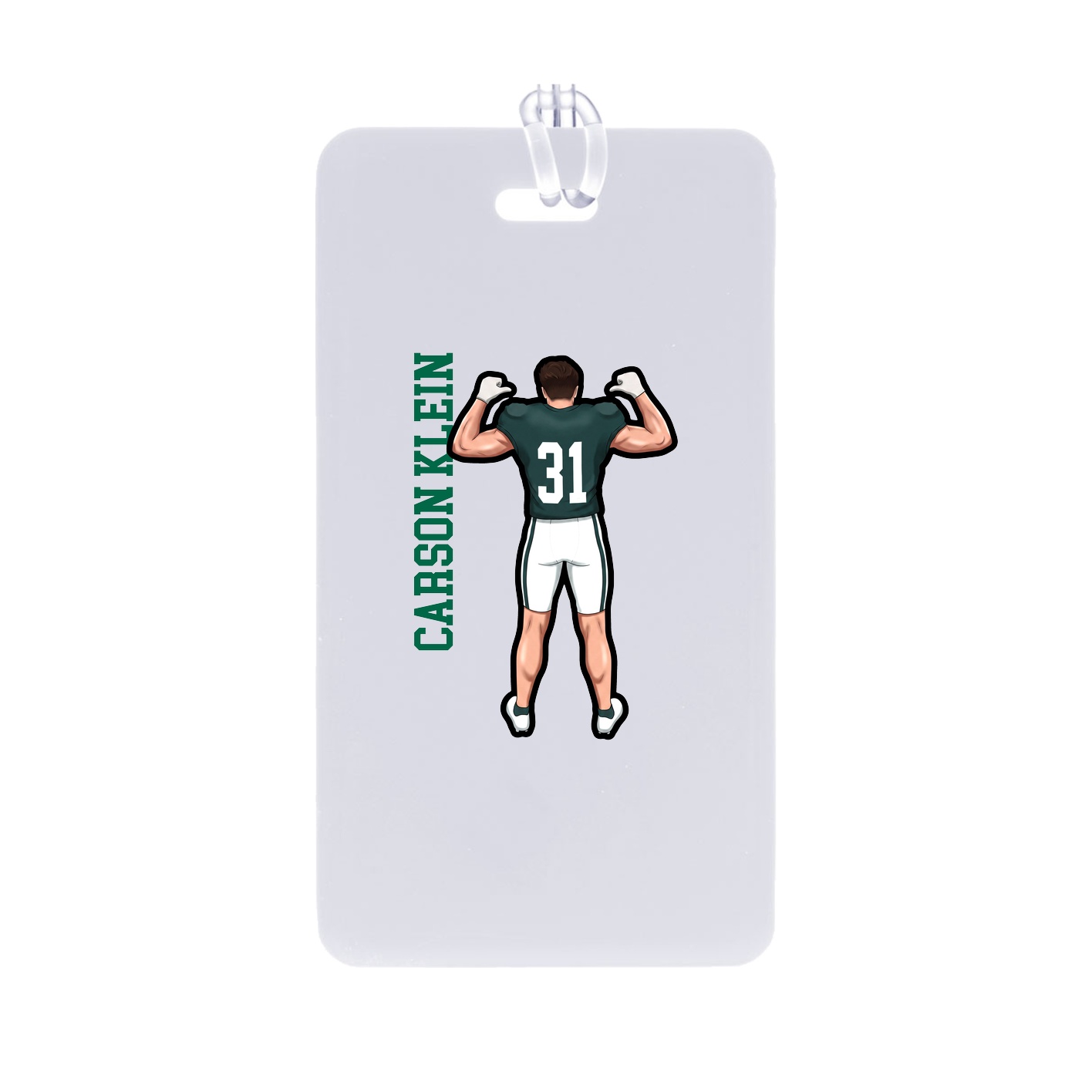 Bag Tag — Name Vertical in Classic