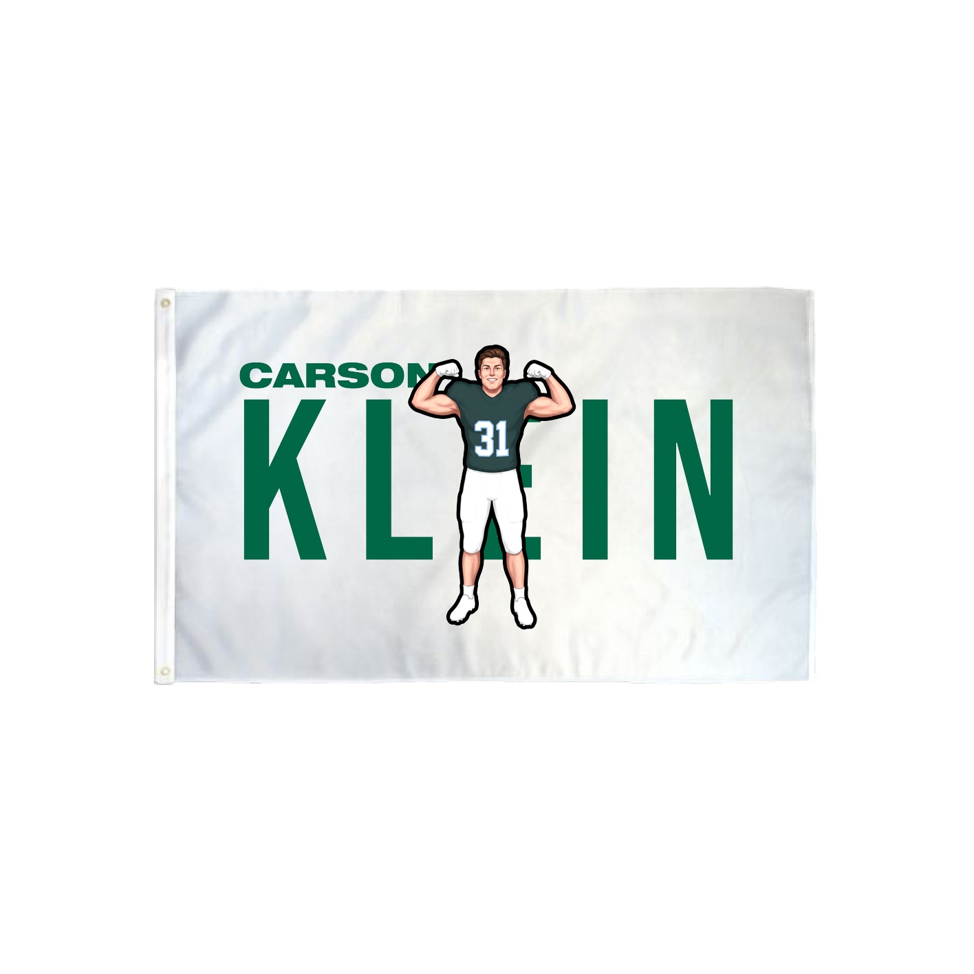 3x5 Flag — Player Name in Classic