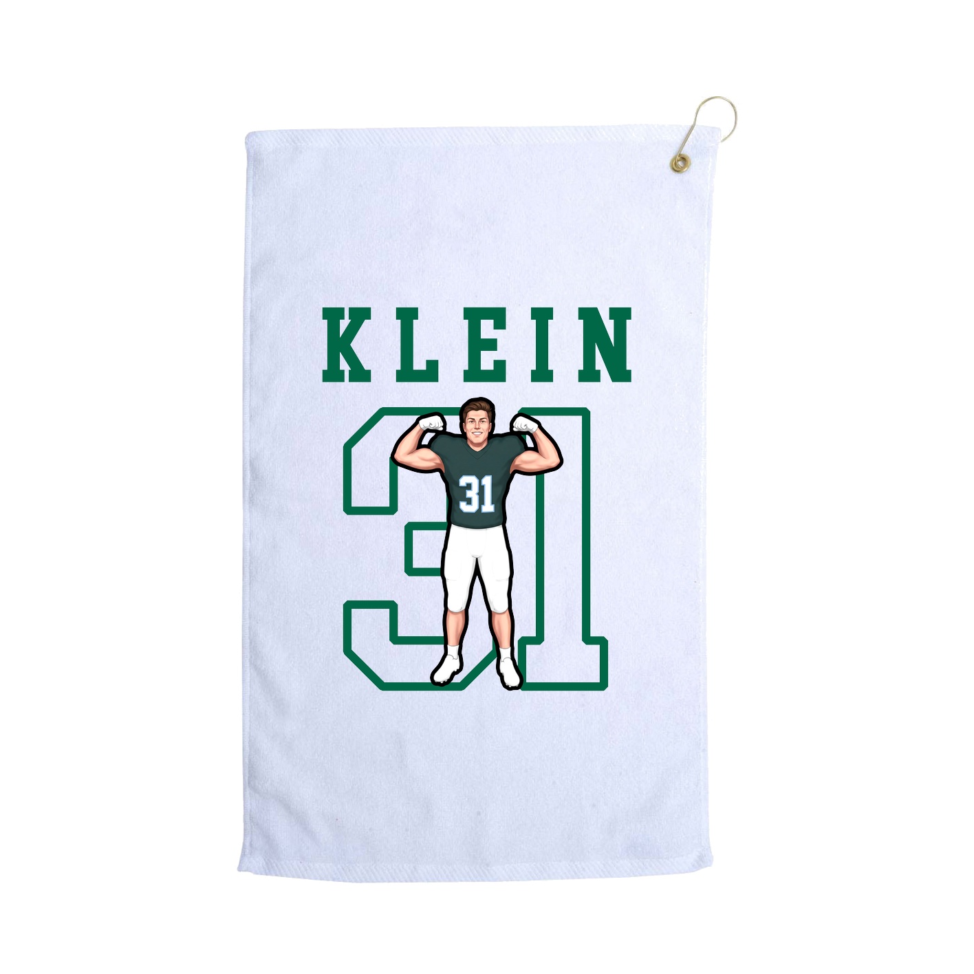 Golf Towel — Shirsey in White
