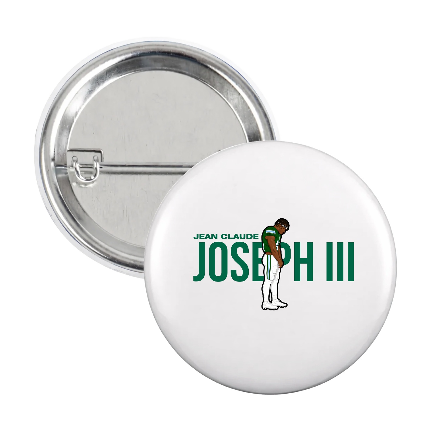 Game Day Button — Player Name in White
