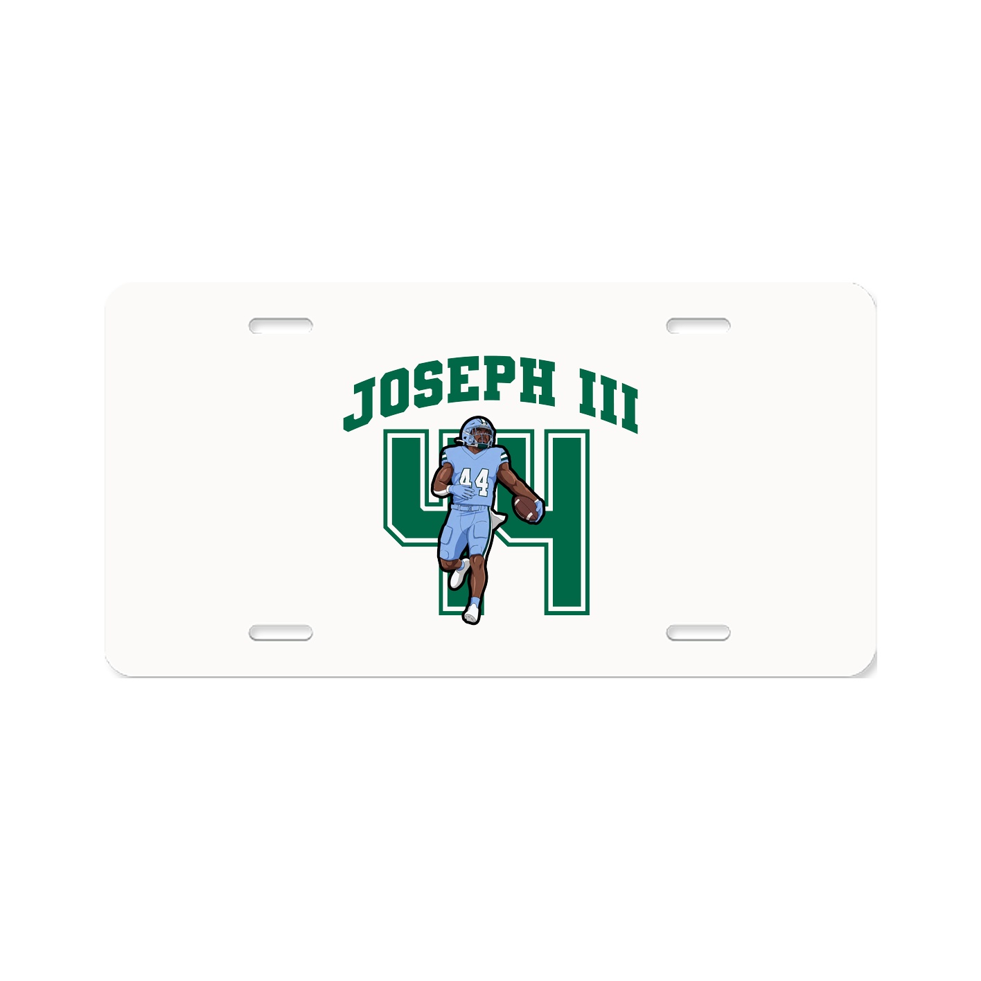 License Plate — Number in Classic