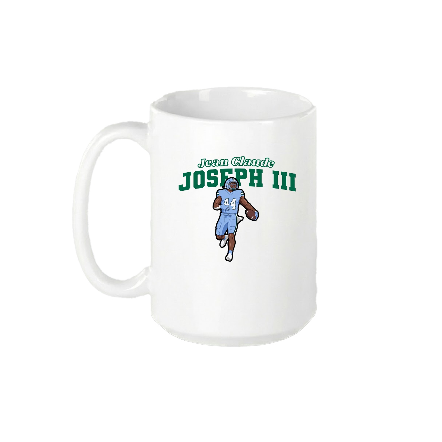 15oz Coffee Mug — Name Arch in White