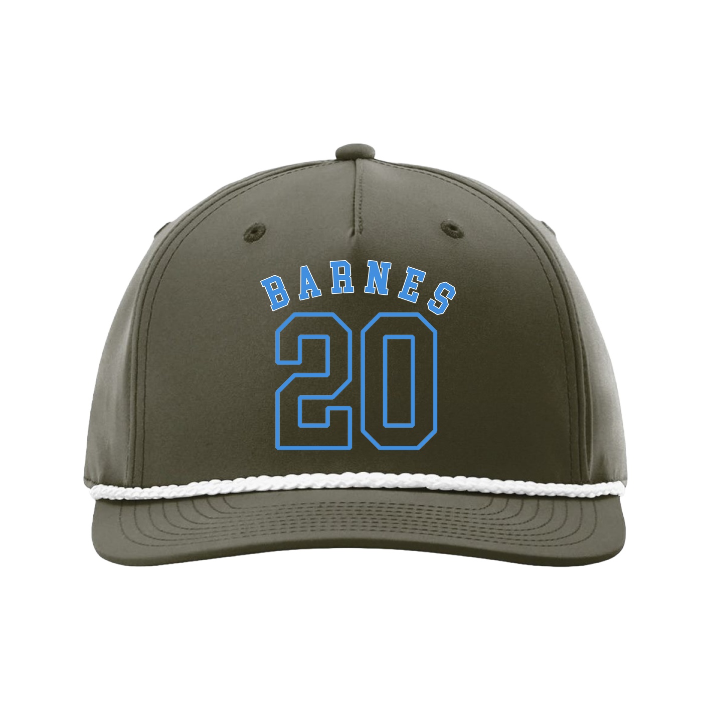 Five-Panel Classic Rope Cap — Shirsey Arch in Green